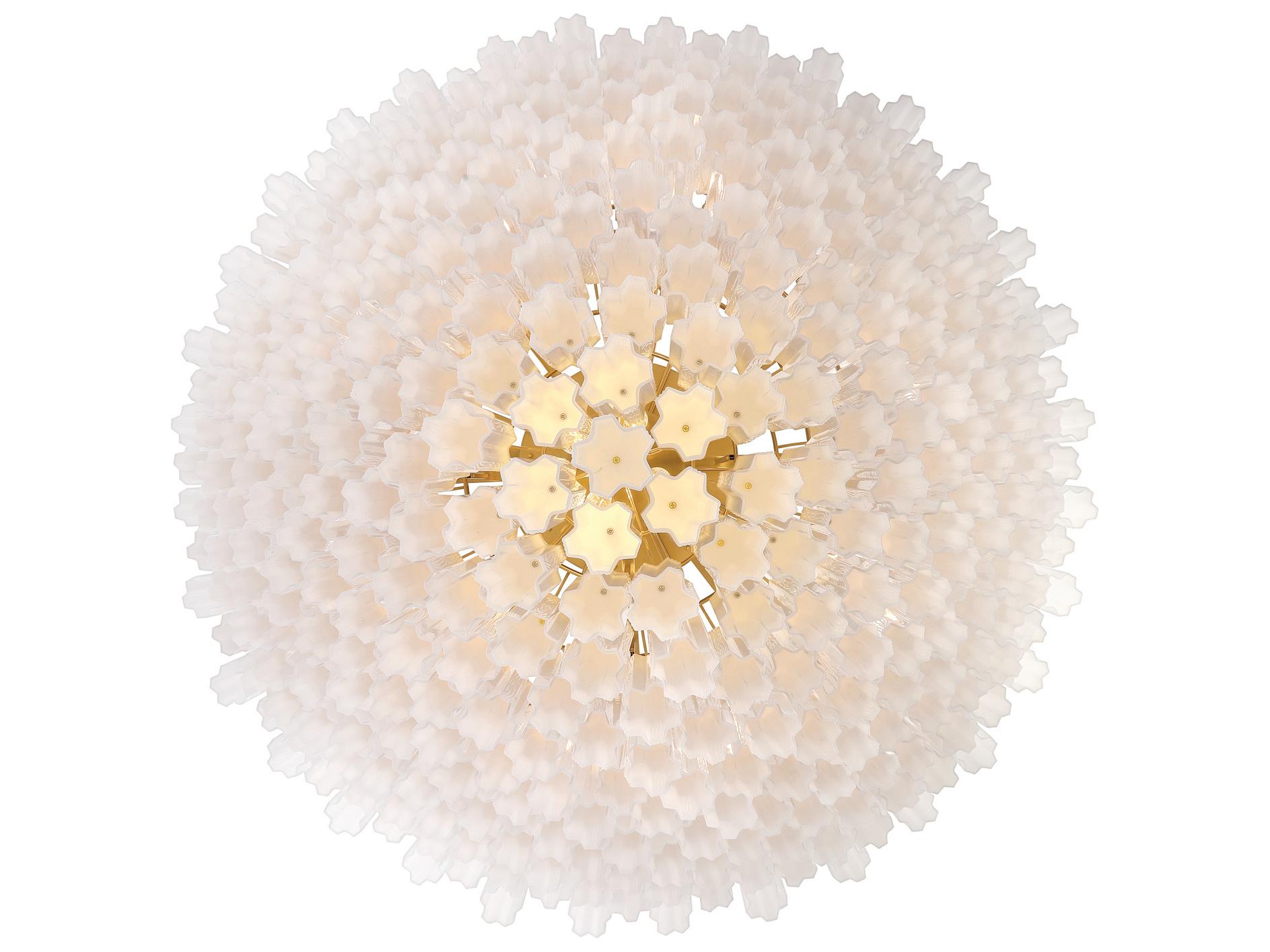 Crystorama Addis 40-Light Gold Candelabra Tiered Chandelier