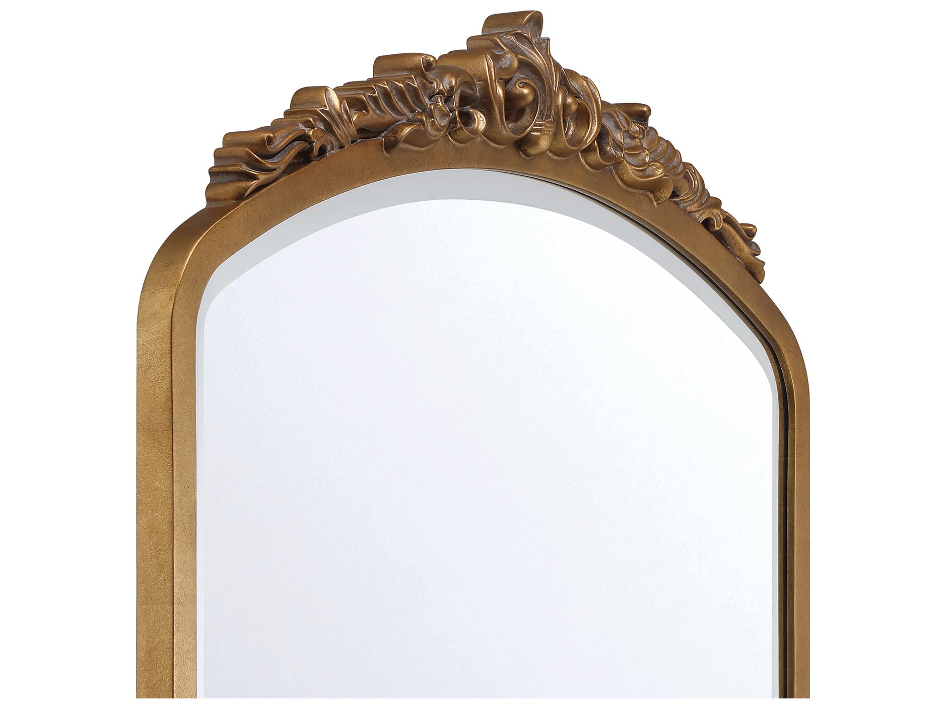 Crystorama Arden Gold Dresser Mirror Vertical