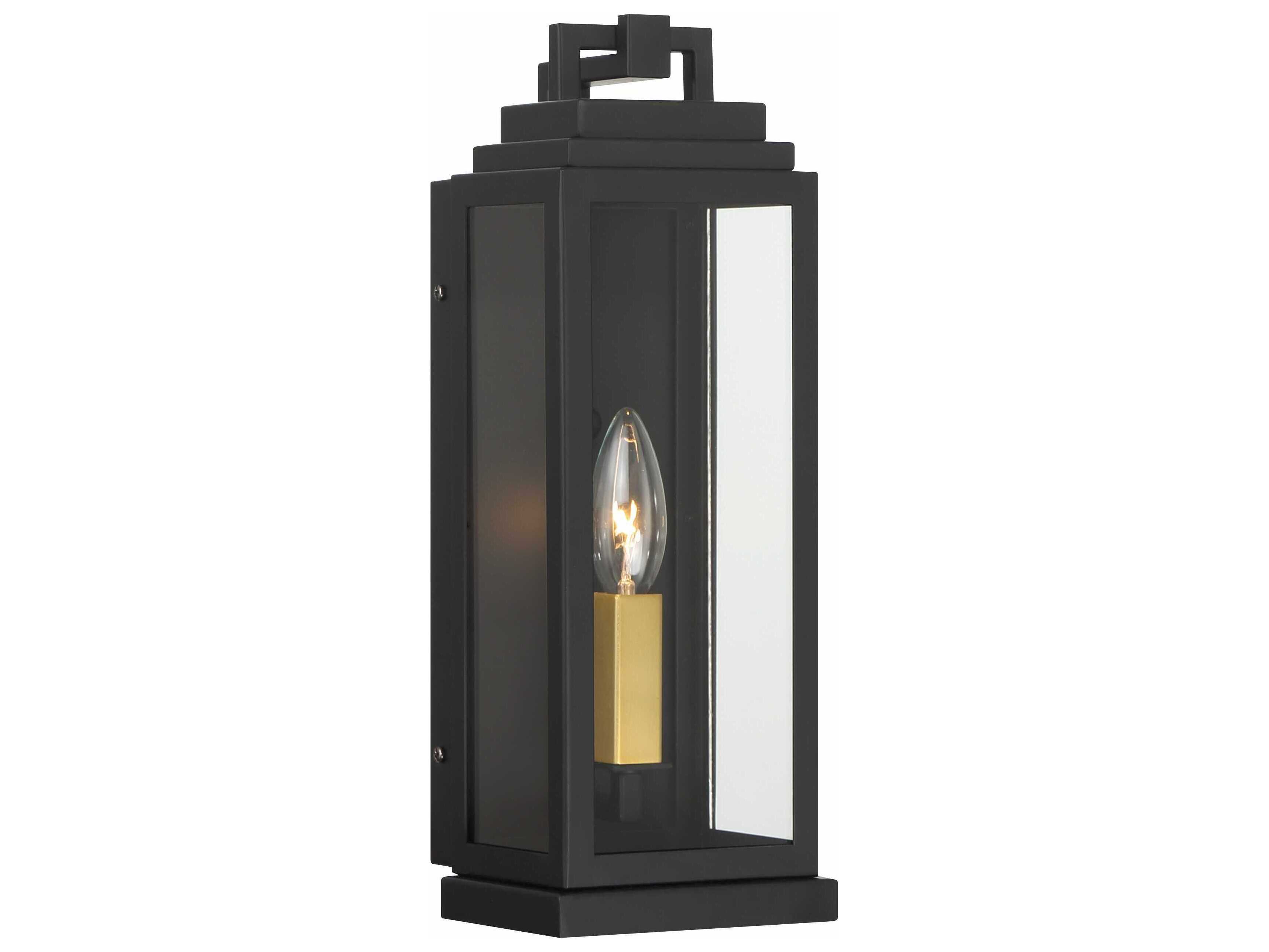 Crystorama Aspen 1 - Light Outdoor Wall Light