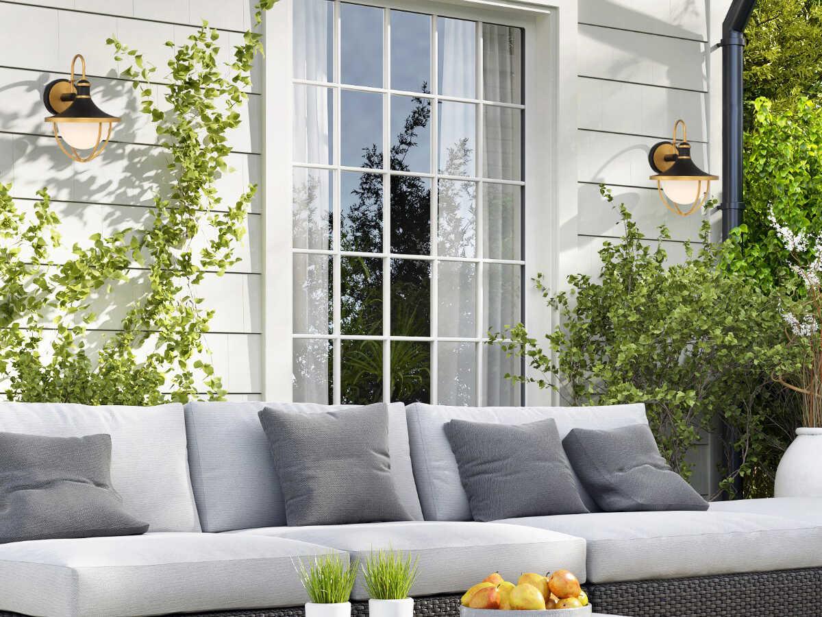 Crystorama Atlas 1 - Light Outdoor Wall Light