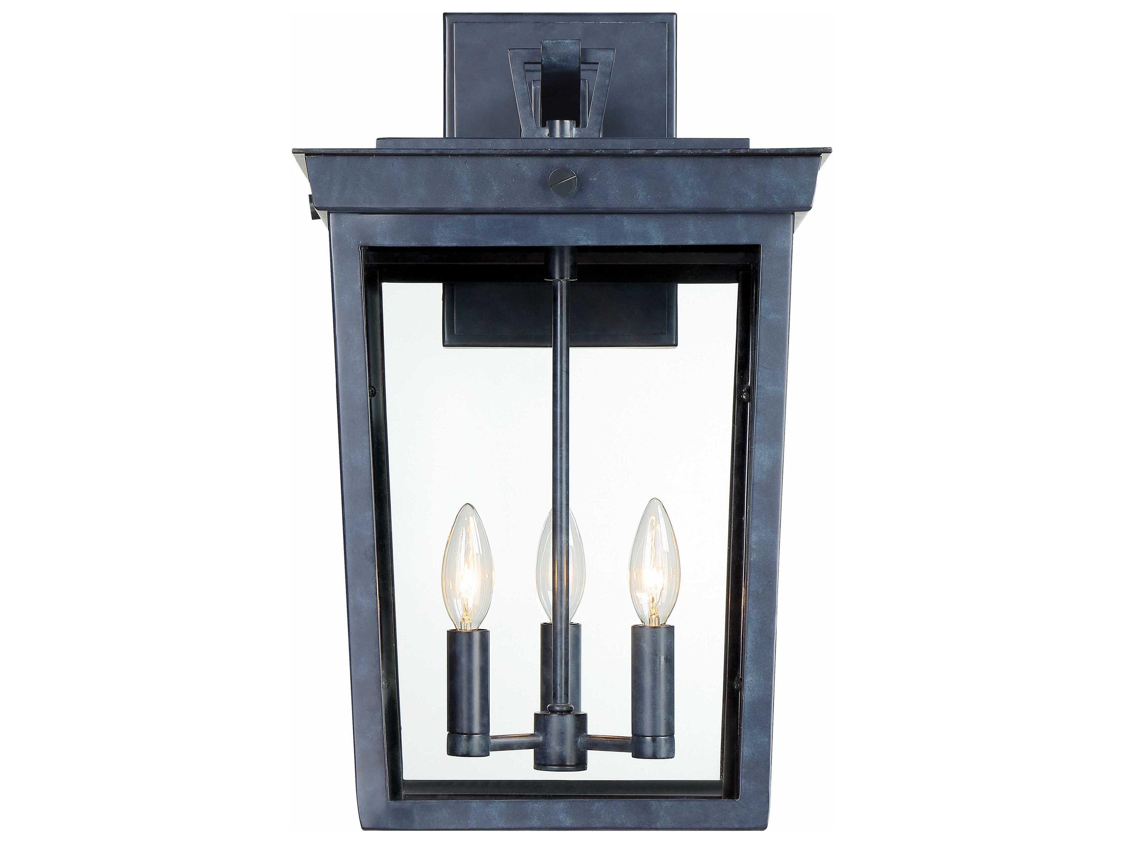 Crystorama Belmont 3 - Light Outdoor Wall Light