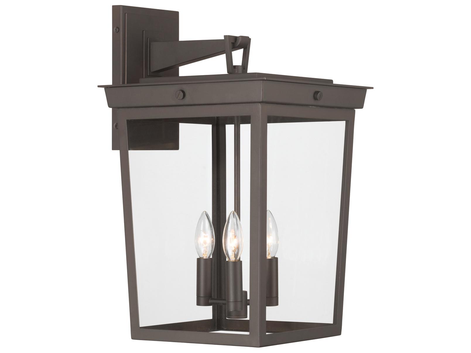 Crystorama Belmont 3-Light Outdoor Wall Light
