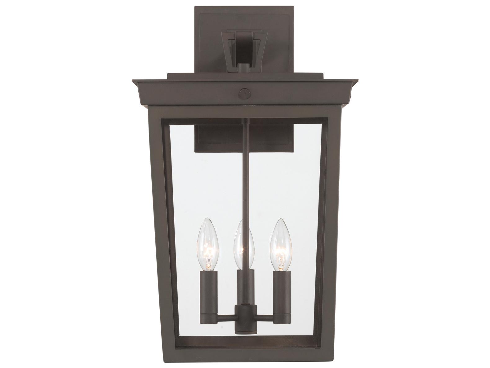 Crystorama Belmont 3-Light Outdoor Wall Light
