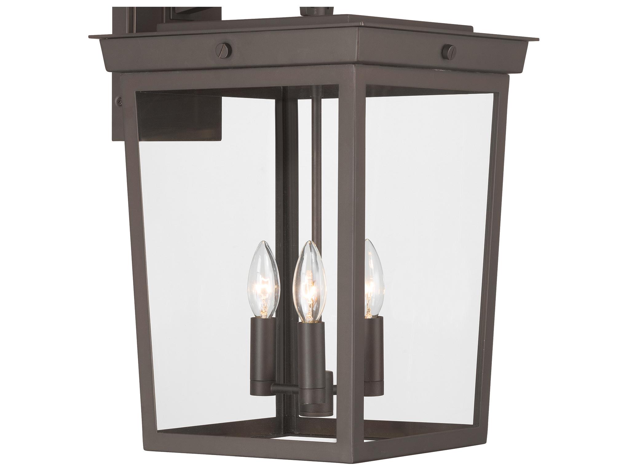 Crystorama Belmont 3-Light Outdoor Wall Light