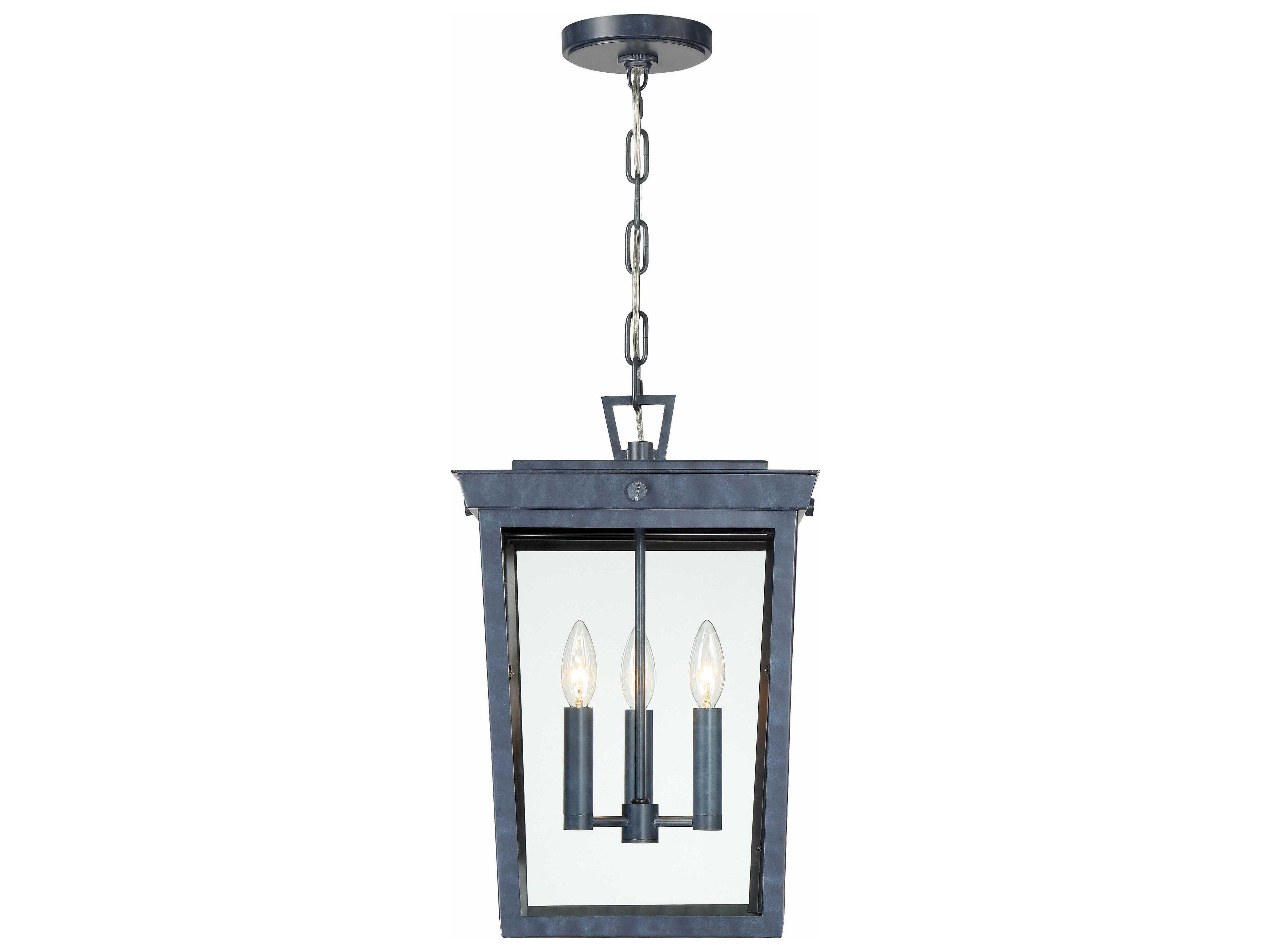 Crystorama Belmont 3 - Light Outdoor Hanging Light