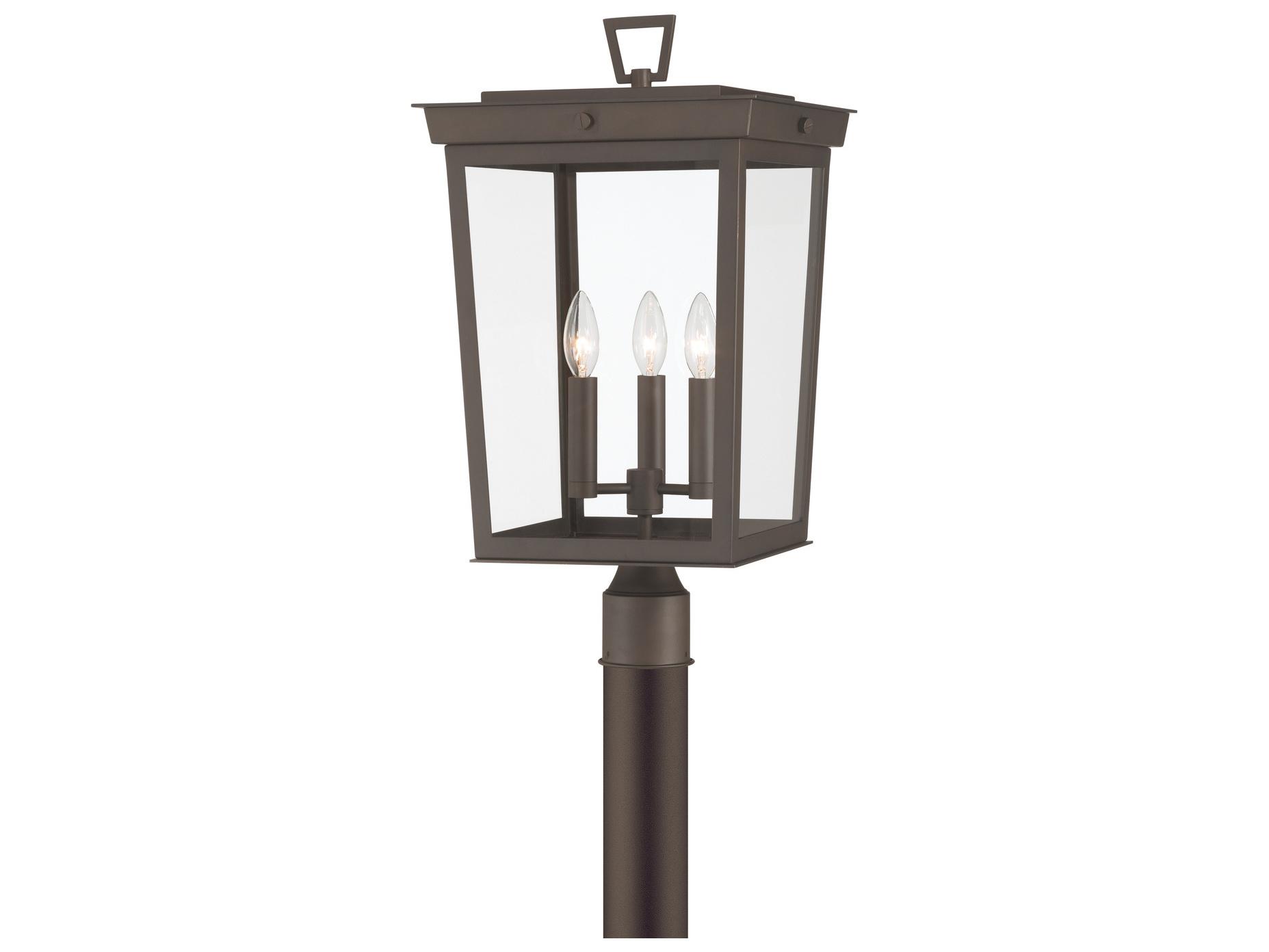 Crystorama Belmont 3-Light Outdoor Post Light