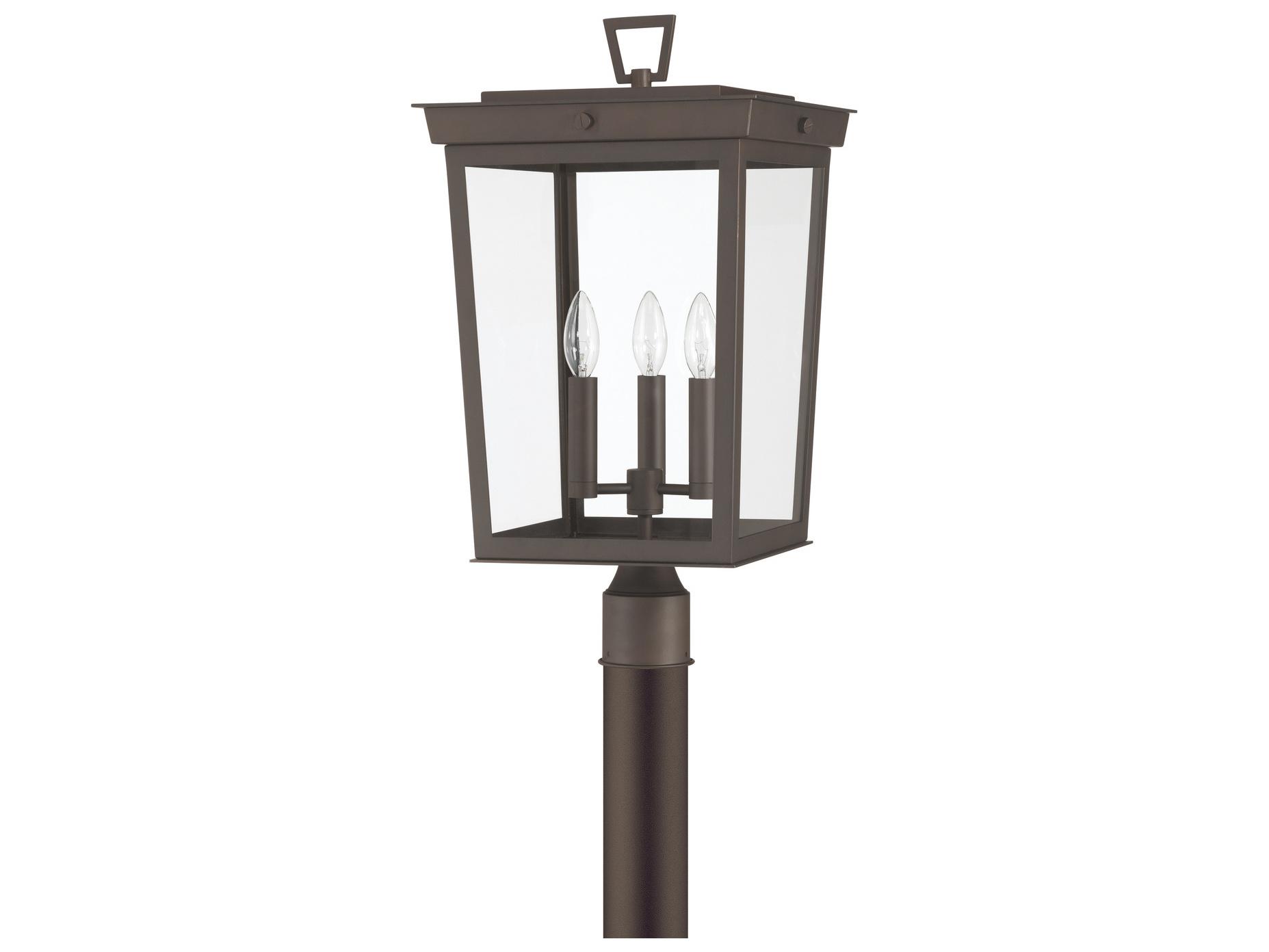 Crystorama Belmont 3-Light Outdoor Post Light