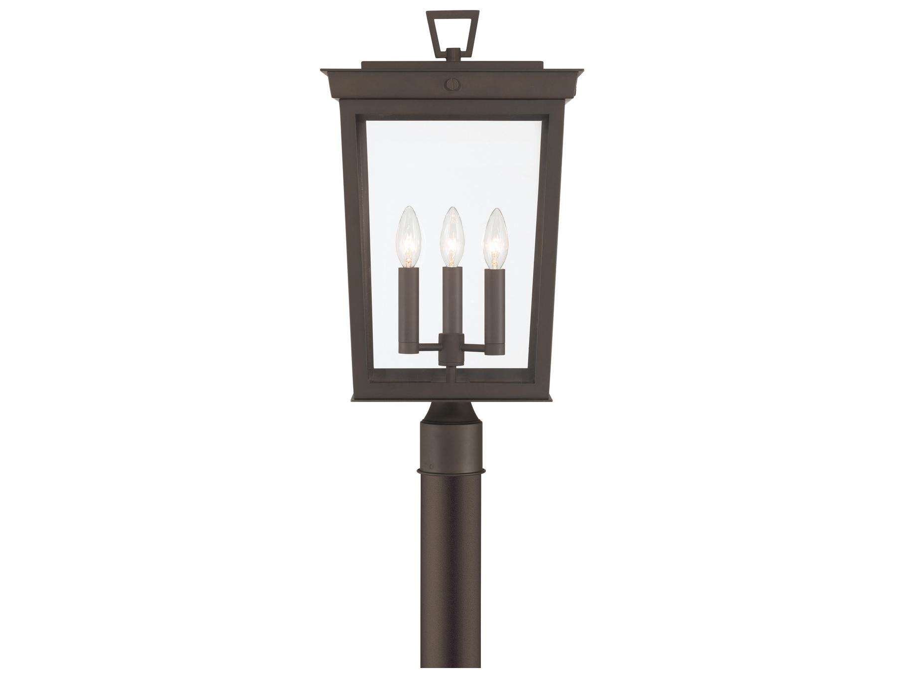 Crystorama Belmont 3-Light Outdoor Post Light