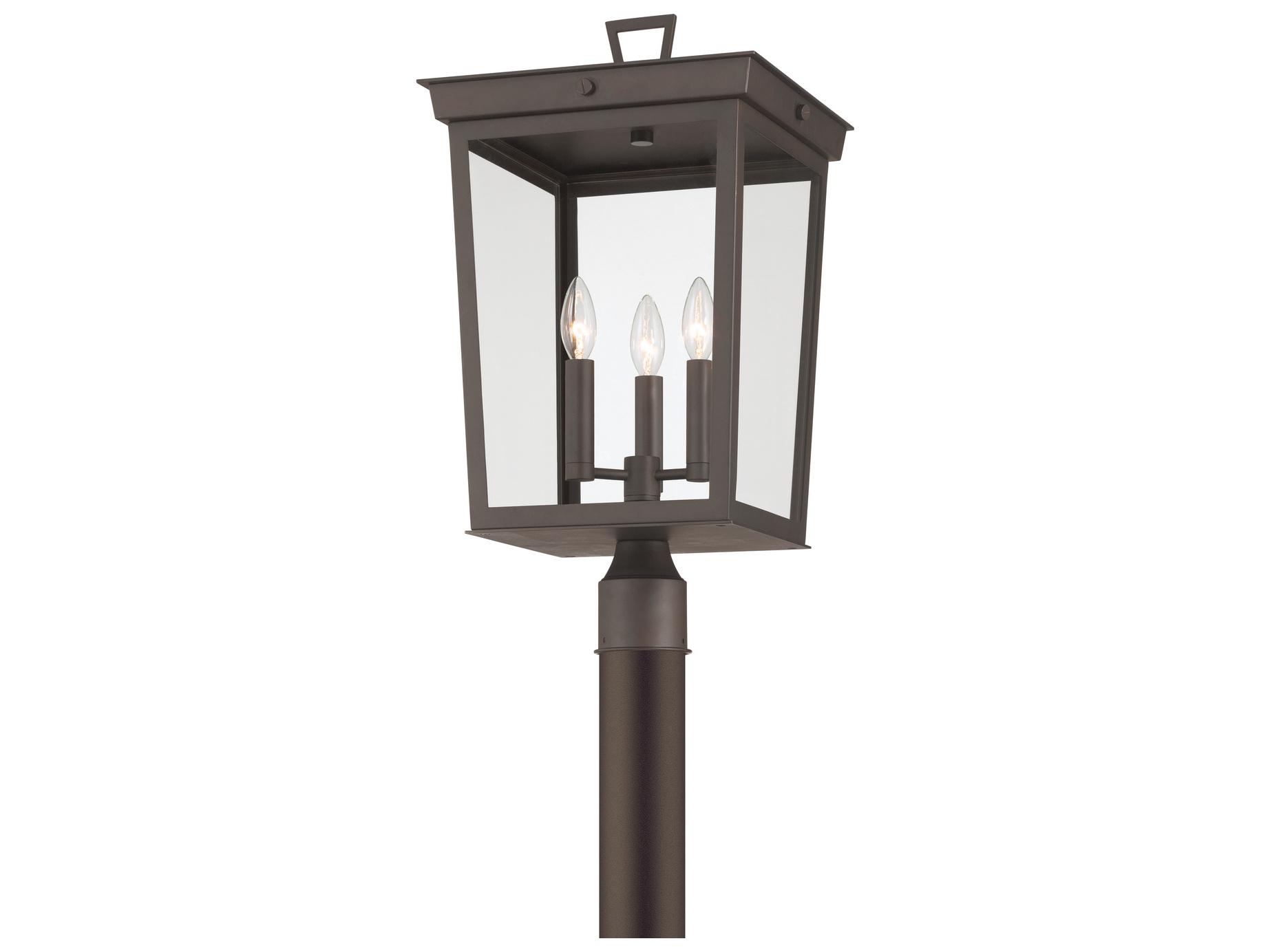 Crystorama Belmont 3-Light Outdoor Post Light