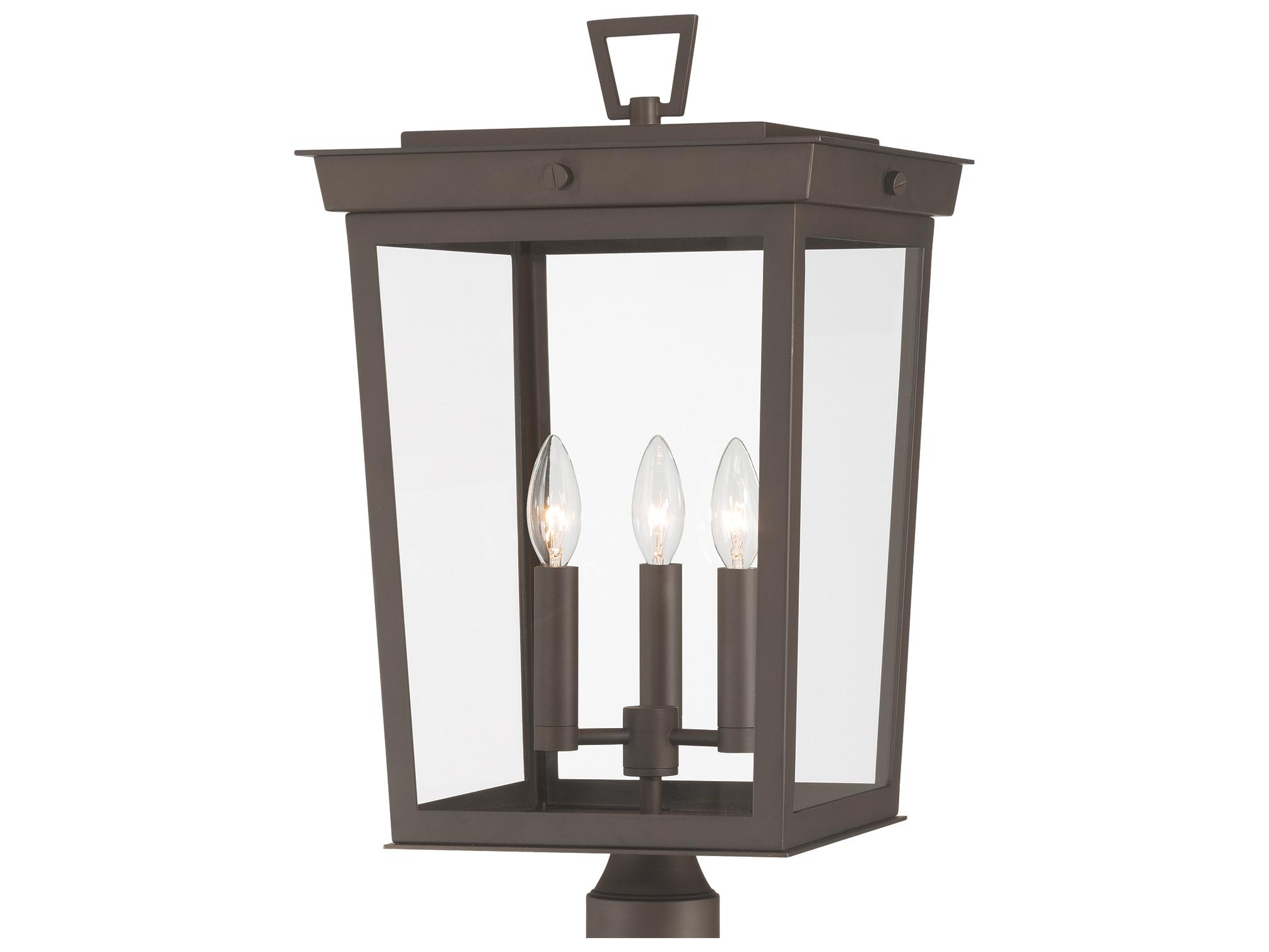Crystorama Belmont 3-Light Outdoor Post Light