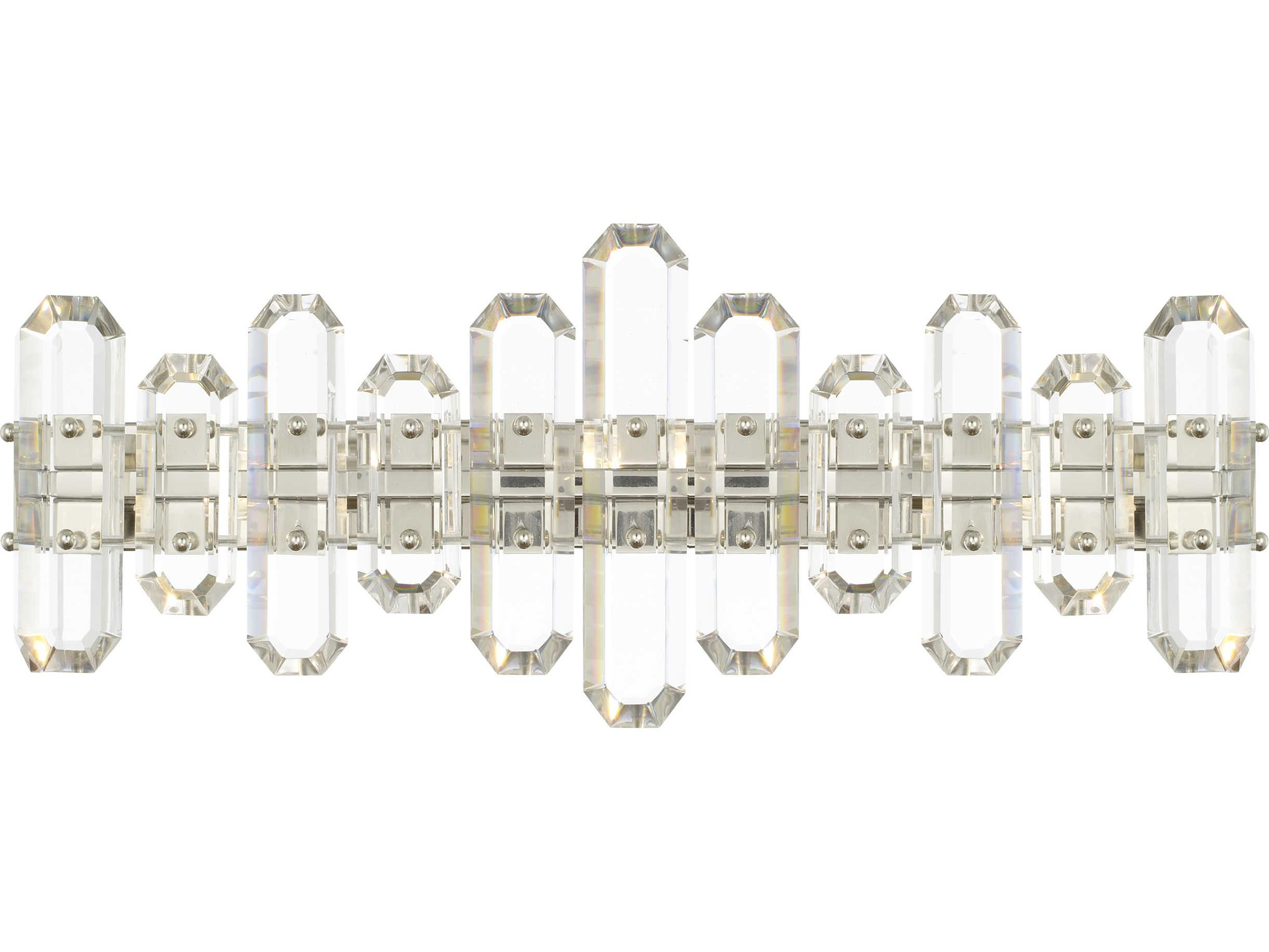 Crystorama Bolton 3-Light Gold Crystal Vanity Light