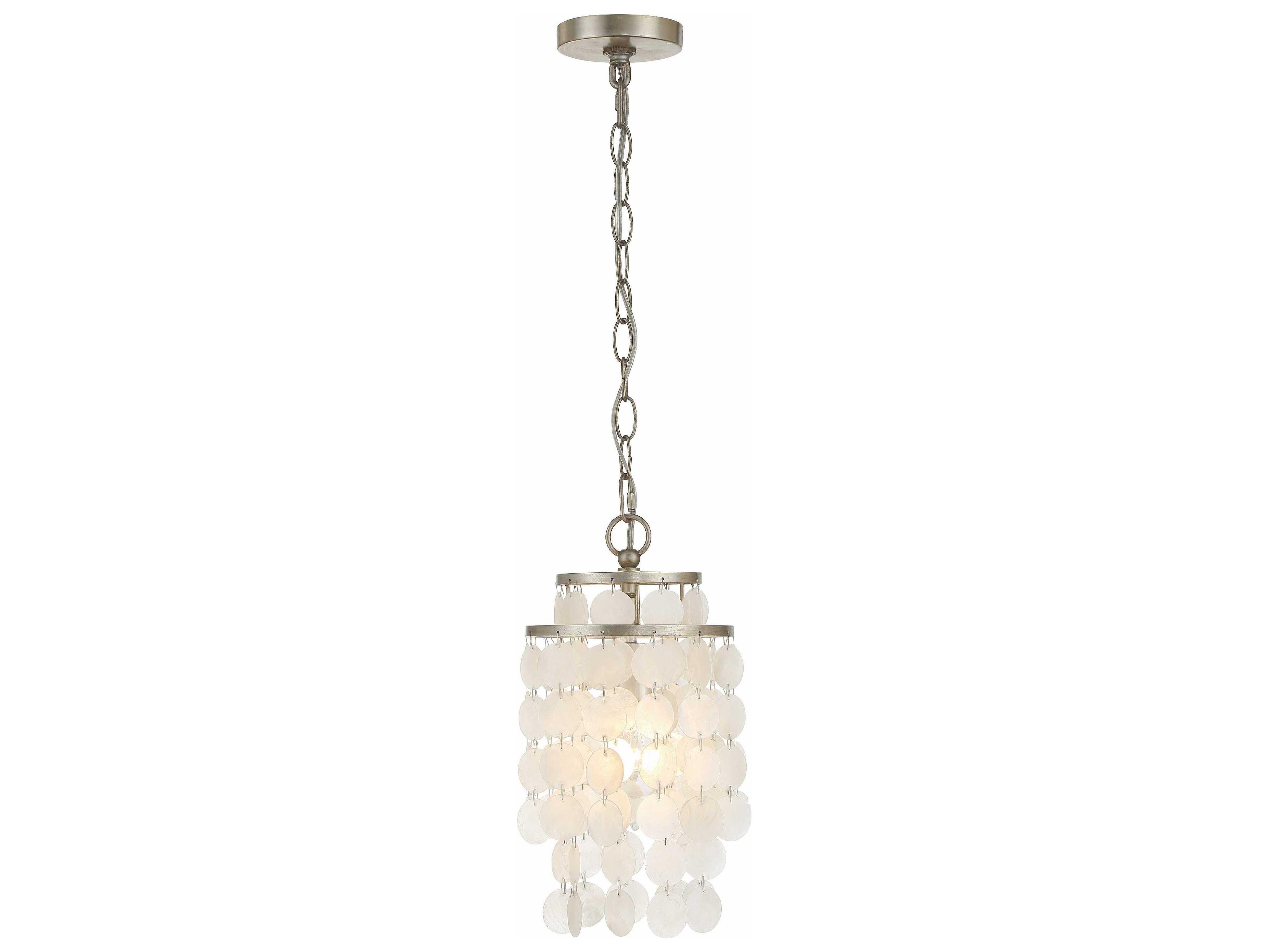 Crystorama Brielle 1-Light Bronze Tiered Mini Pendant