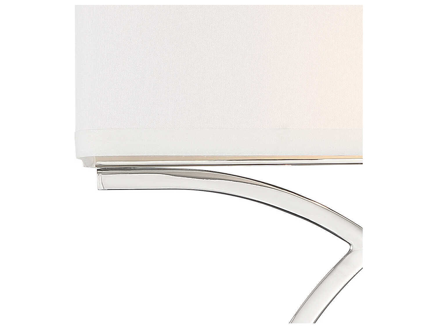 Crystorama Brinkley 2-Light Polished Nickel Wall Sconce