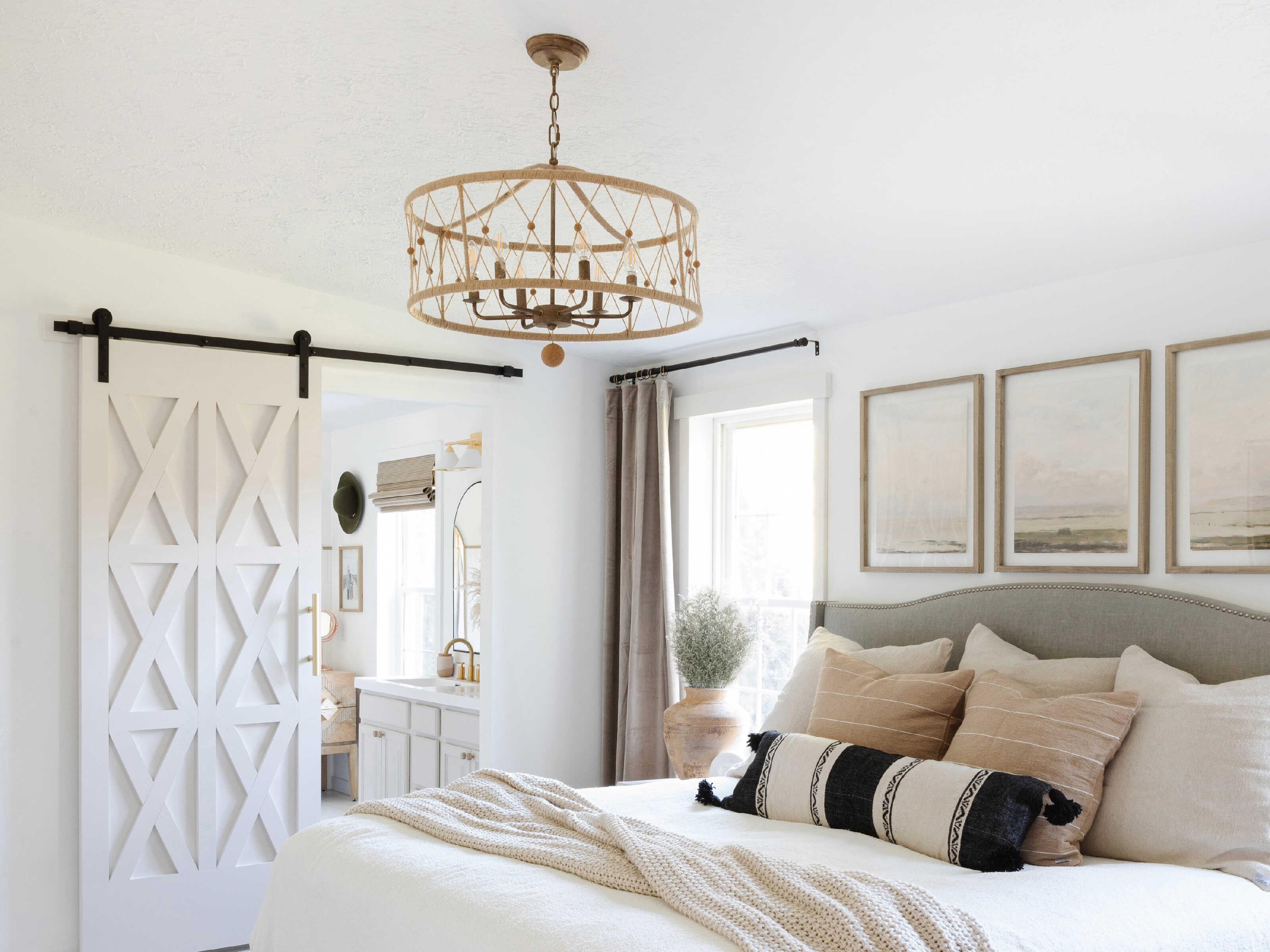 Crystorama Brixton 6-Light Burnished Silver Candelabra Drum Chandelier