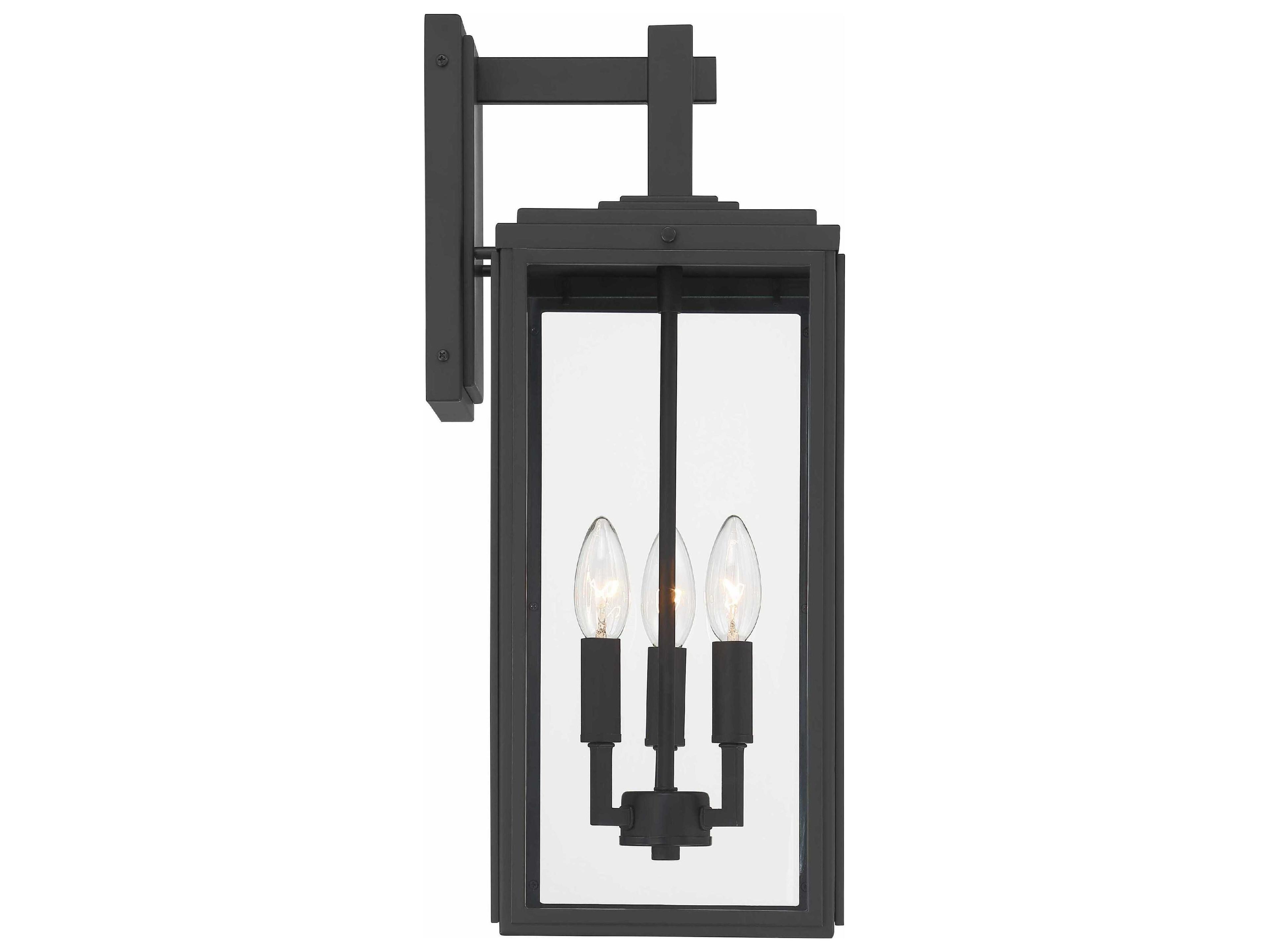 Crystorama Byron 3 - Light Outdoor Wall Light