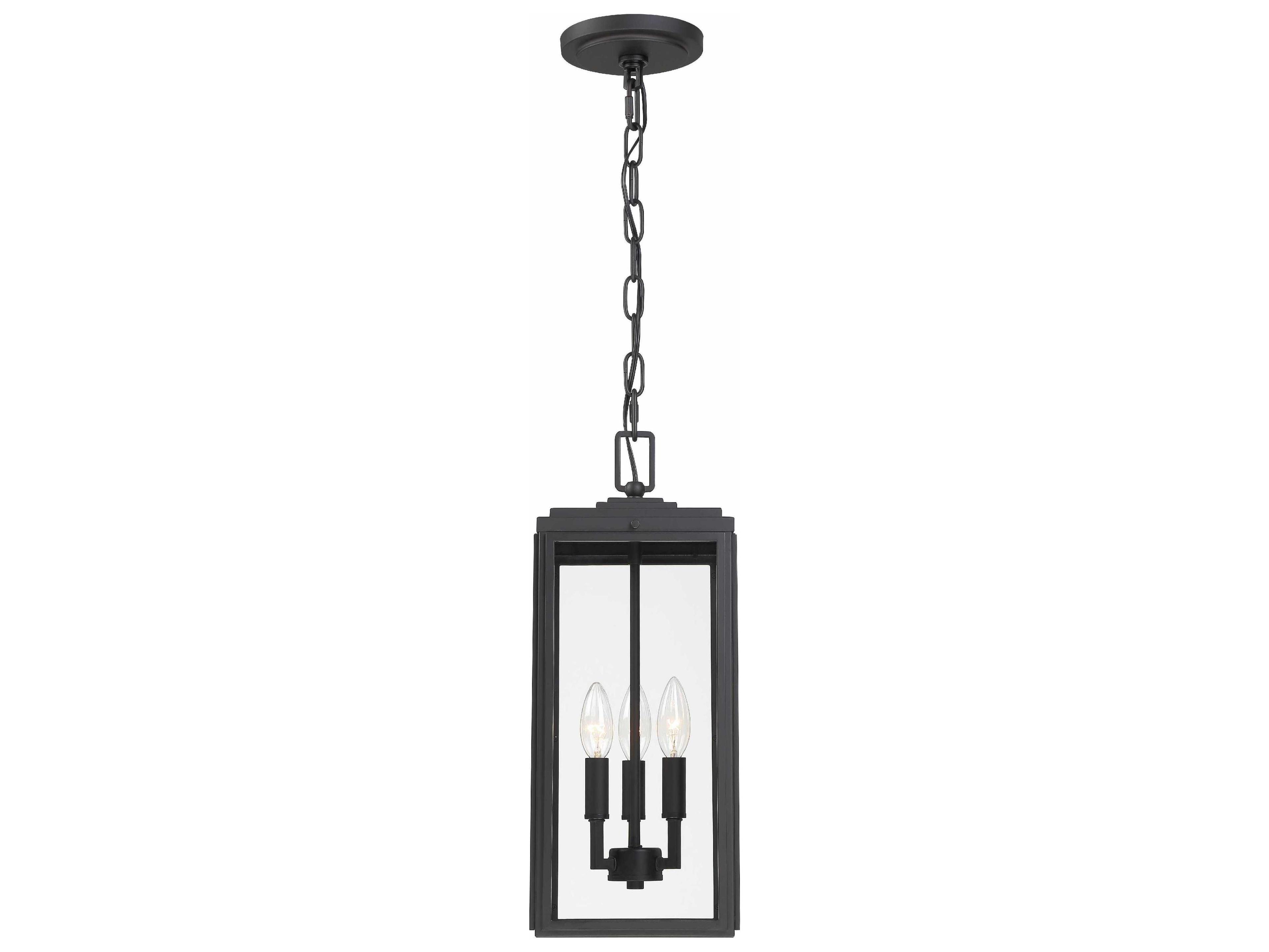 Crystorama Byron 3 - Light Outdoor Hanging Light