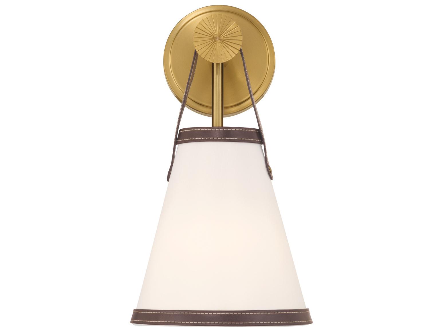 Crystorama Callahan 1-Light Brown Wall Sconce