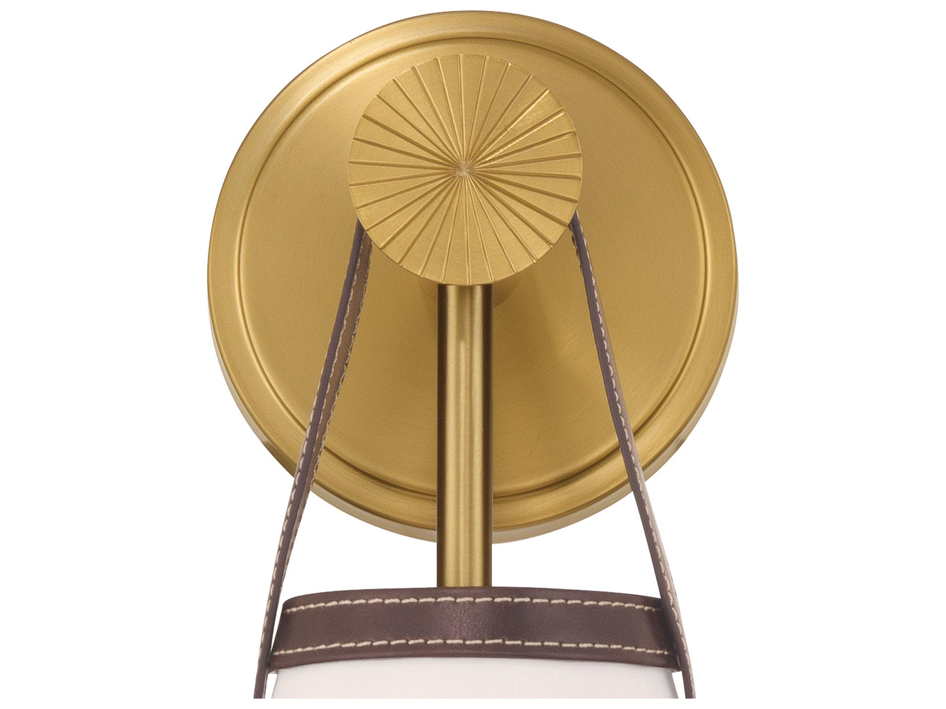 Crystorama Callahan 1-Light Brown Wall Sconce