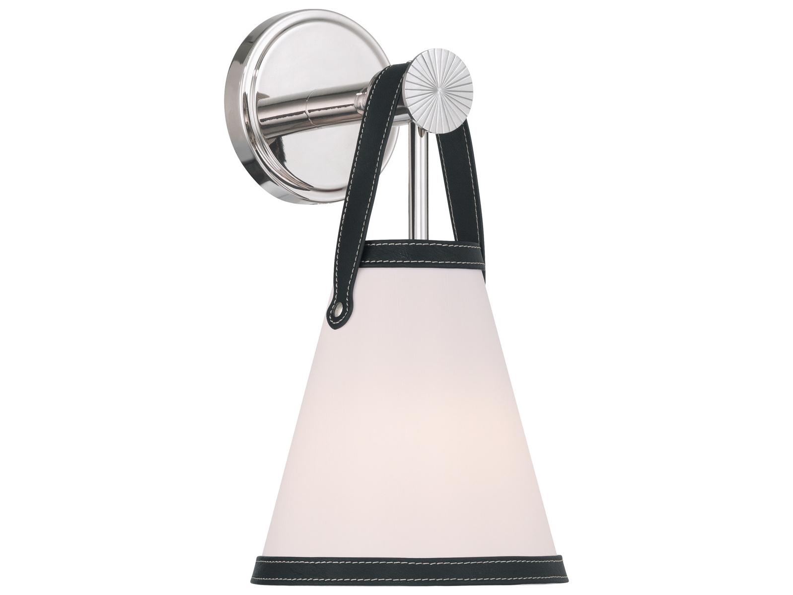 Crystorama Callahan 1-Light Black Wall Sconce