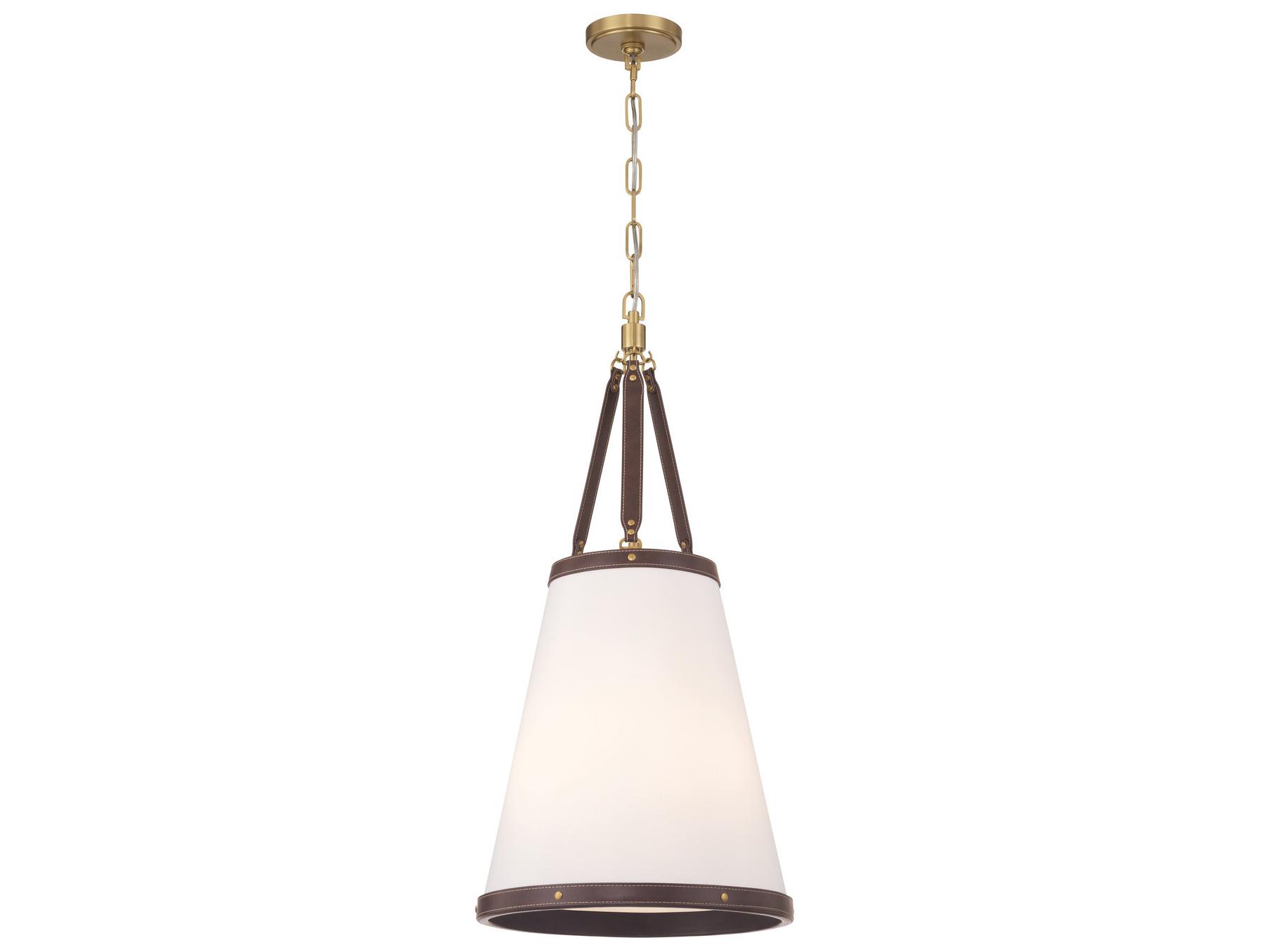 Crystorama Callahan 3-Light Brown Pendant