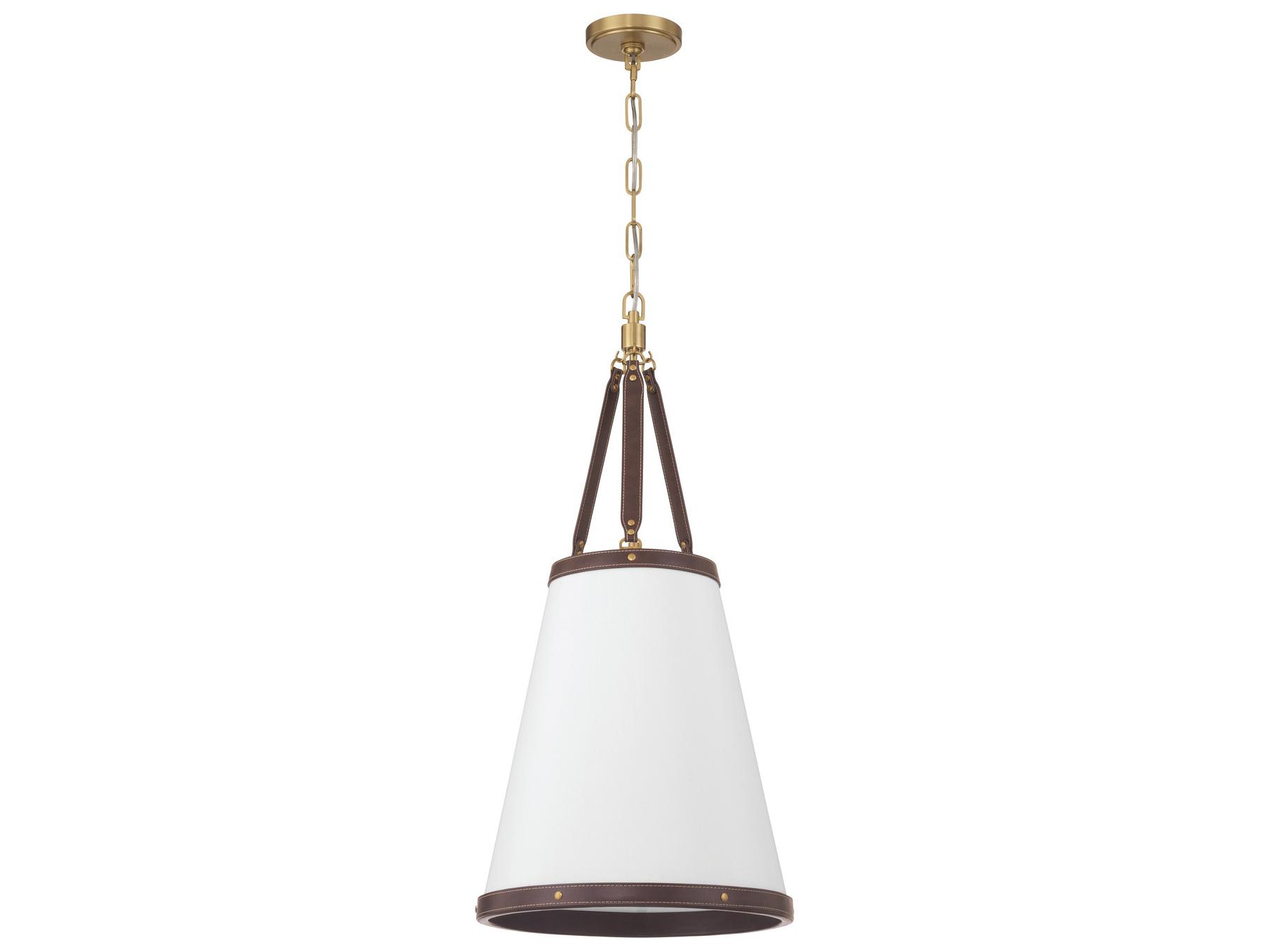 Crystorama Callahan 3-Light Brown Pendant
