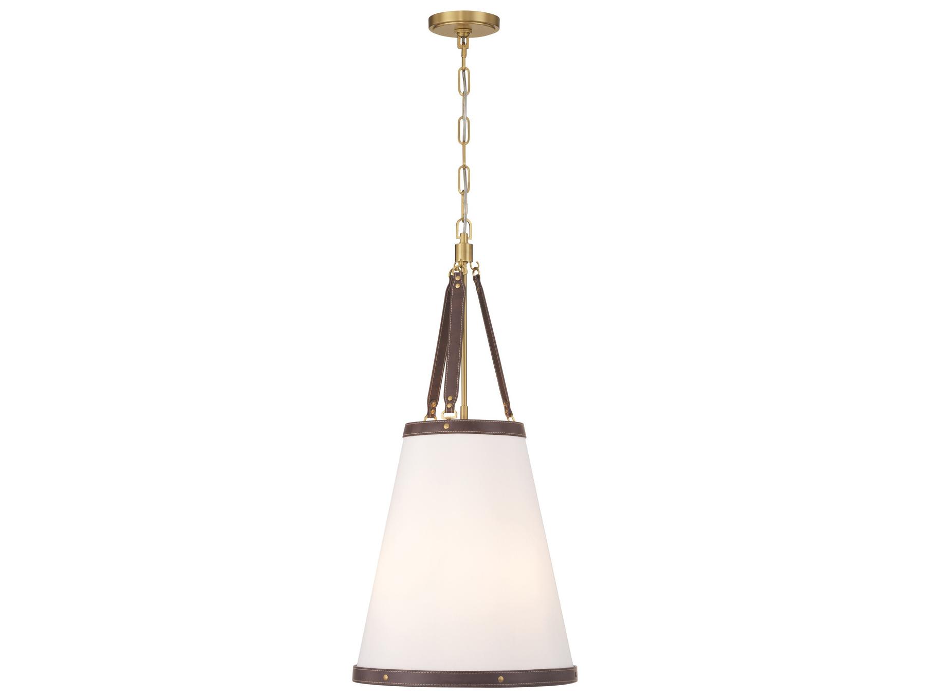Crystorama Callahan 3-Light Brown Pendant