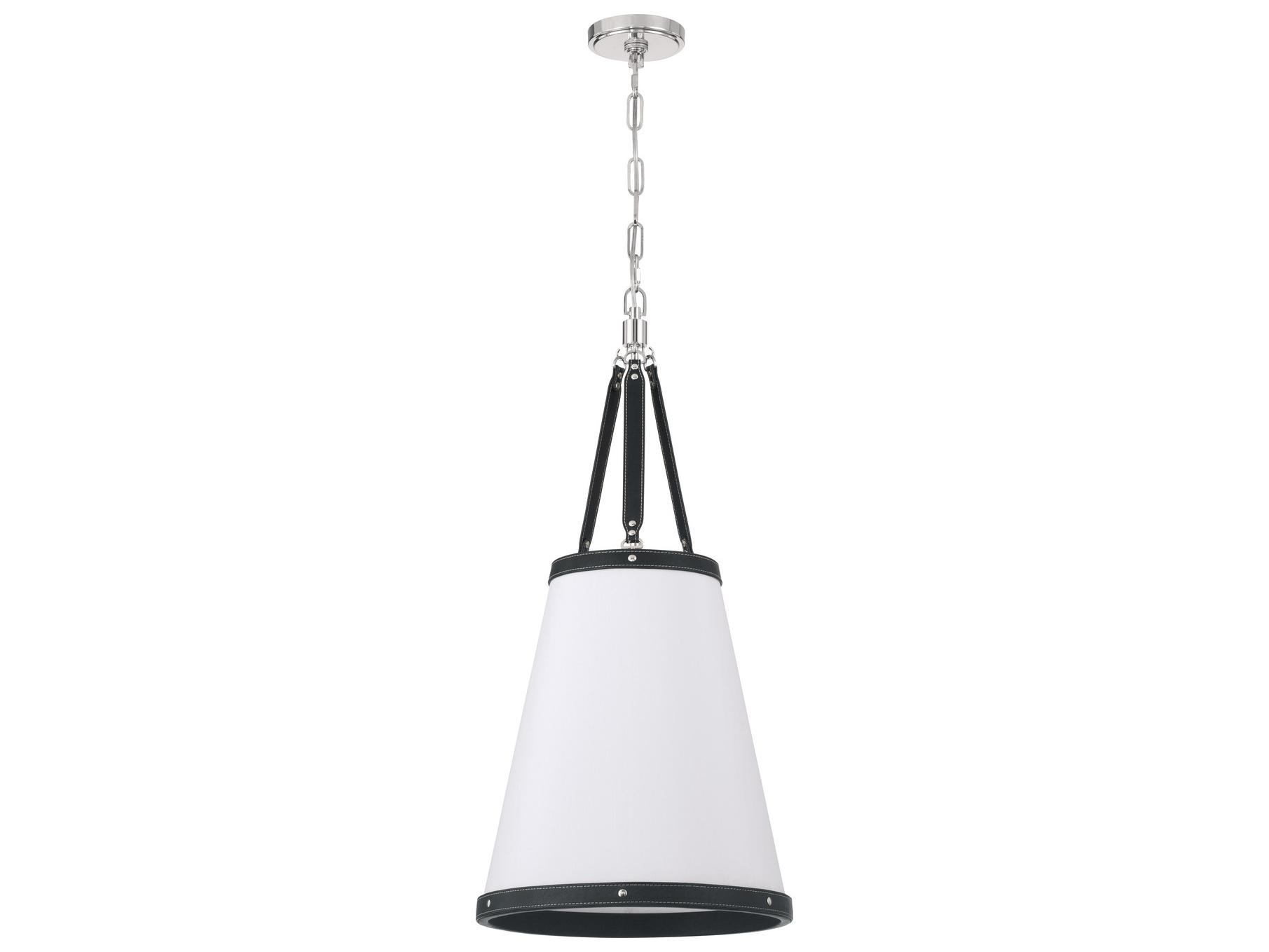 Crystorama Callahan 3-Light Black Pendant