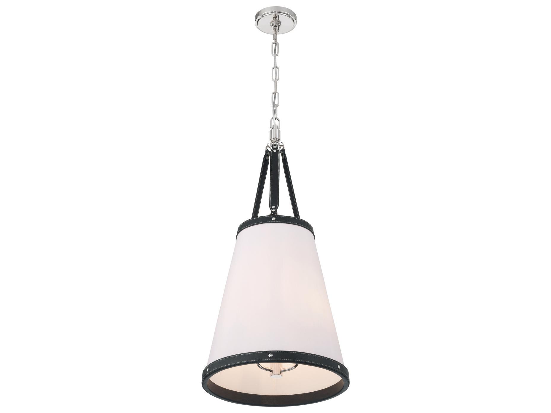 Crystorama Callahan 3-Light Black Pendant