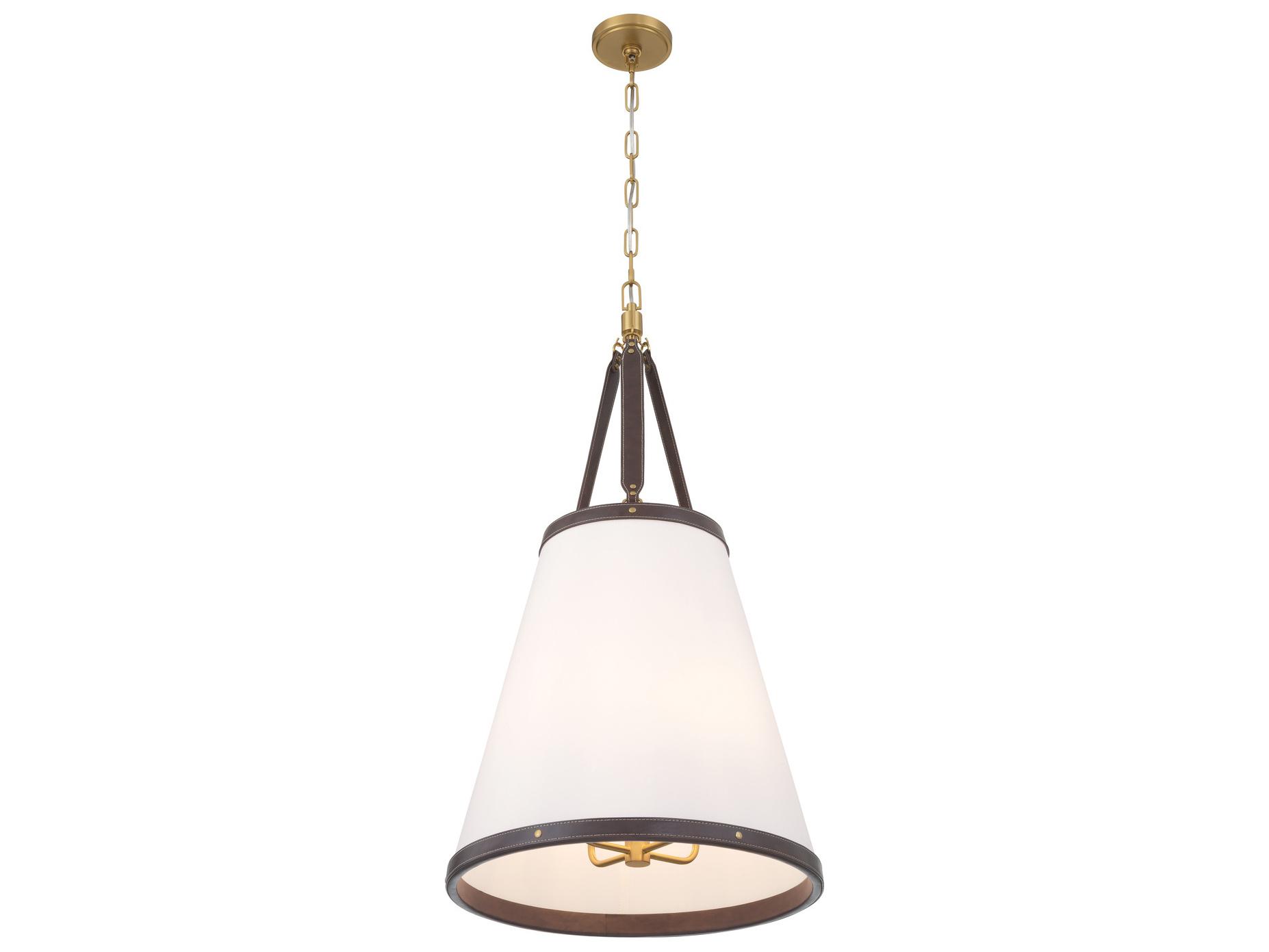 Crystorama Callahan 4-Light Brown Pendant