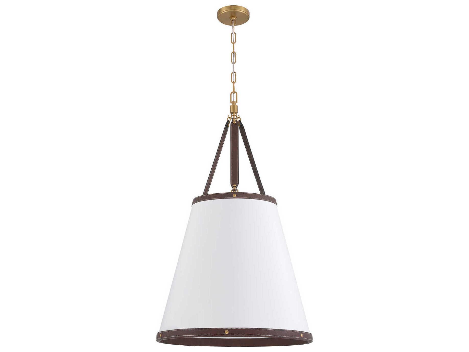 Crystorama Callahan 6-Light Luxe Gold Pendant