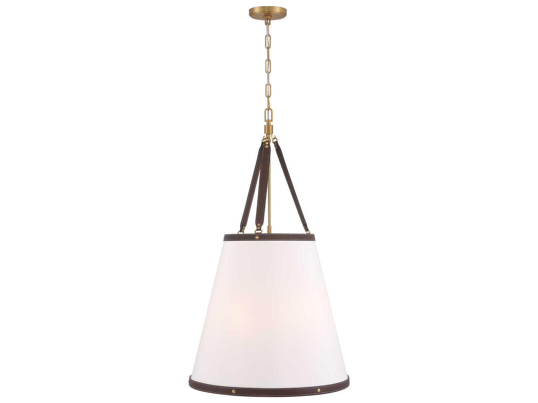 Crystorama Callahan 6-Light Luxe Gold Pendant