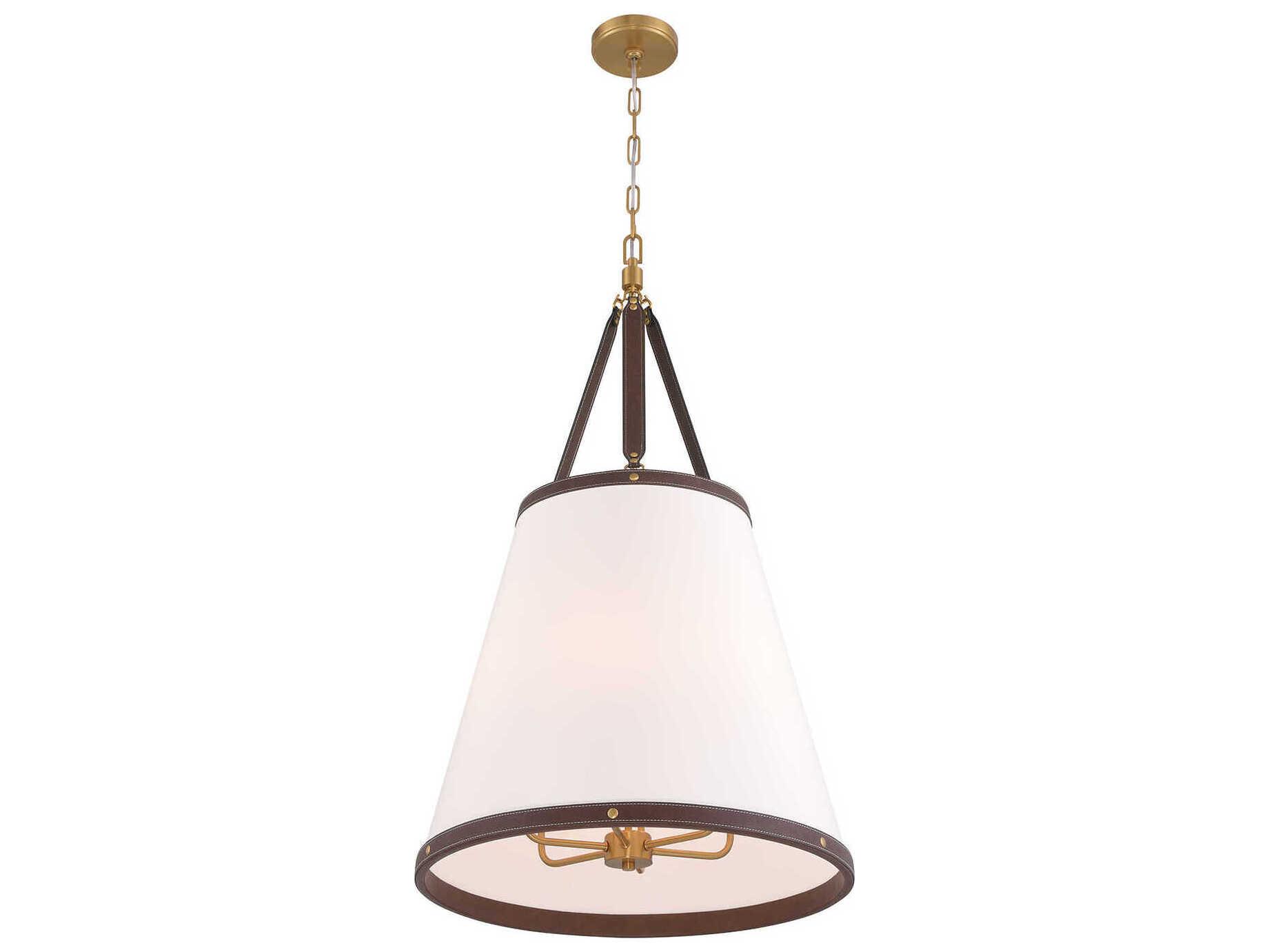 Crystorama Callahan 6-Light Luxe Gold Pendant