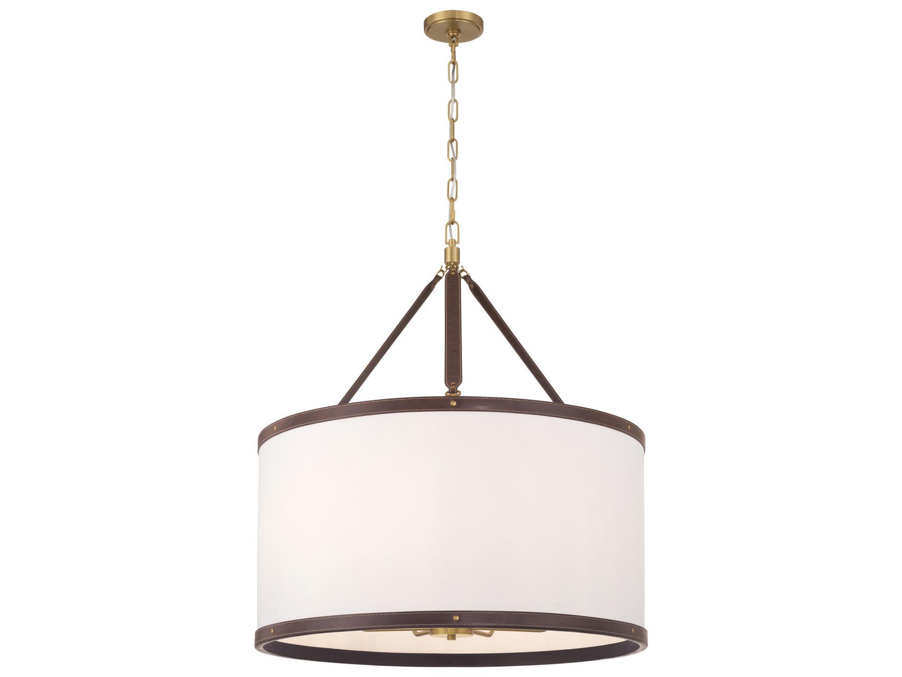 Crystorama Callahan 8-Light Brown Pendant