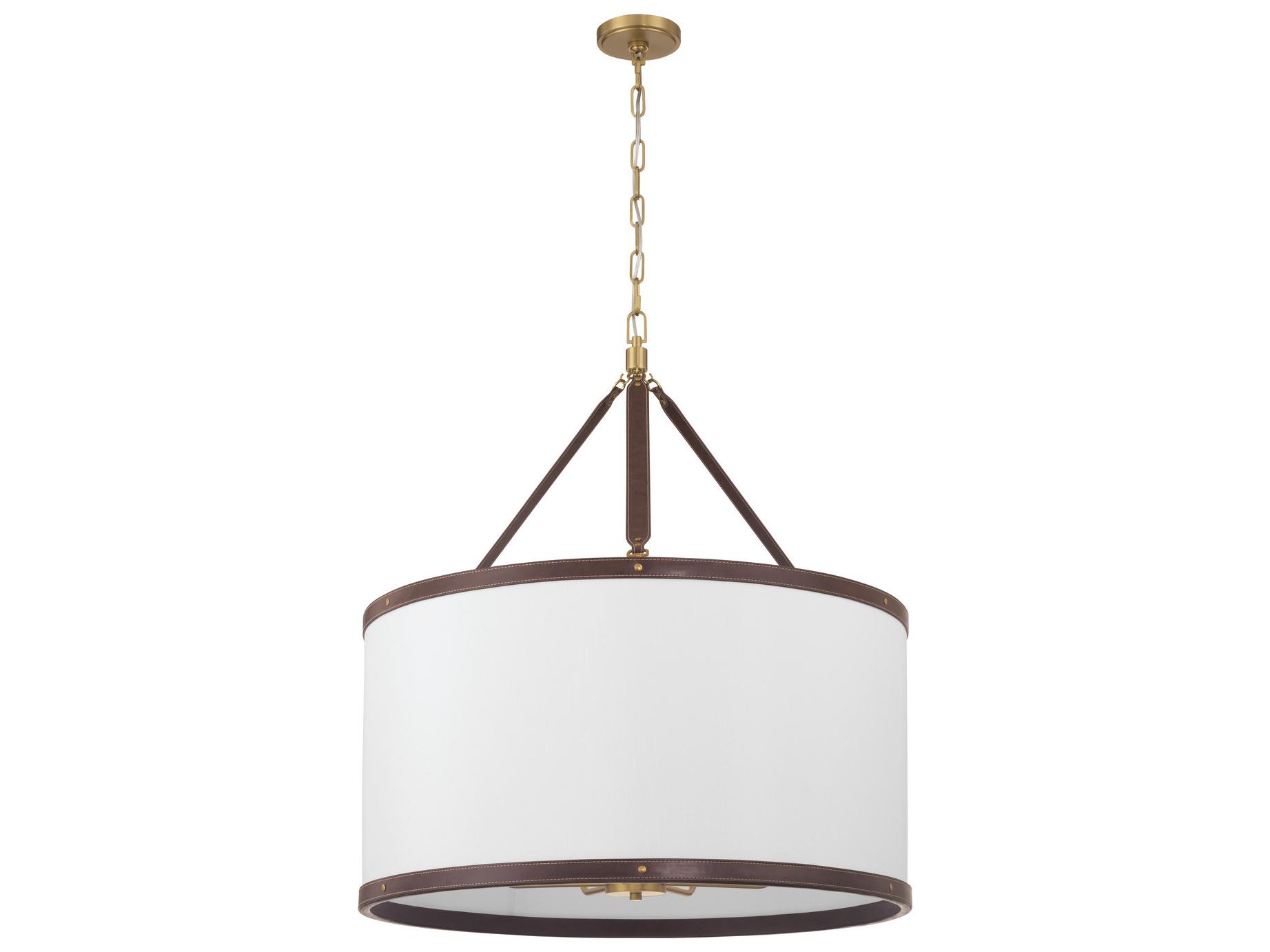 Crystorama Callahan 8-Light Brown Pendant