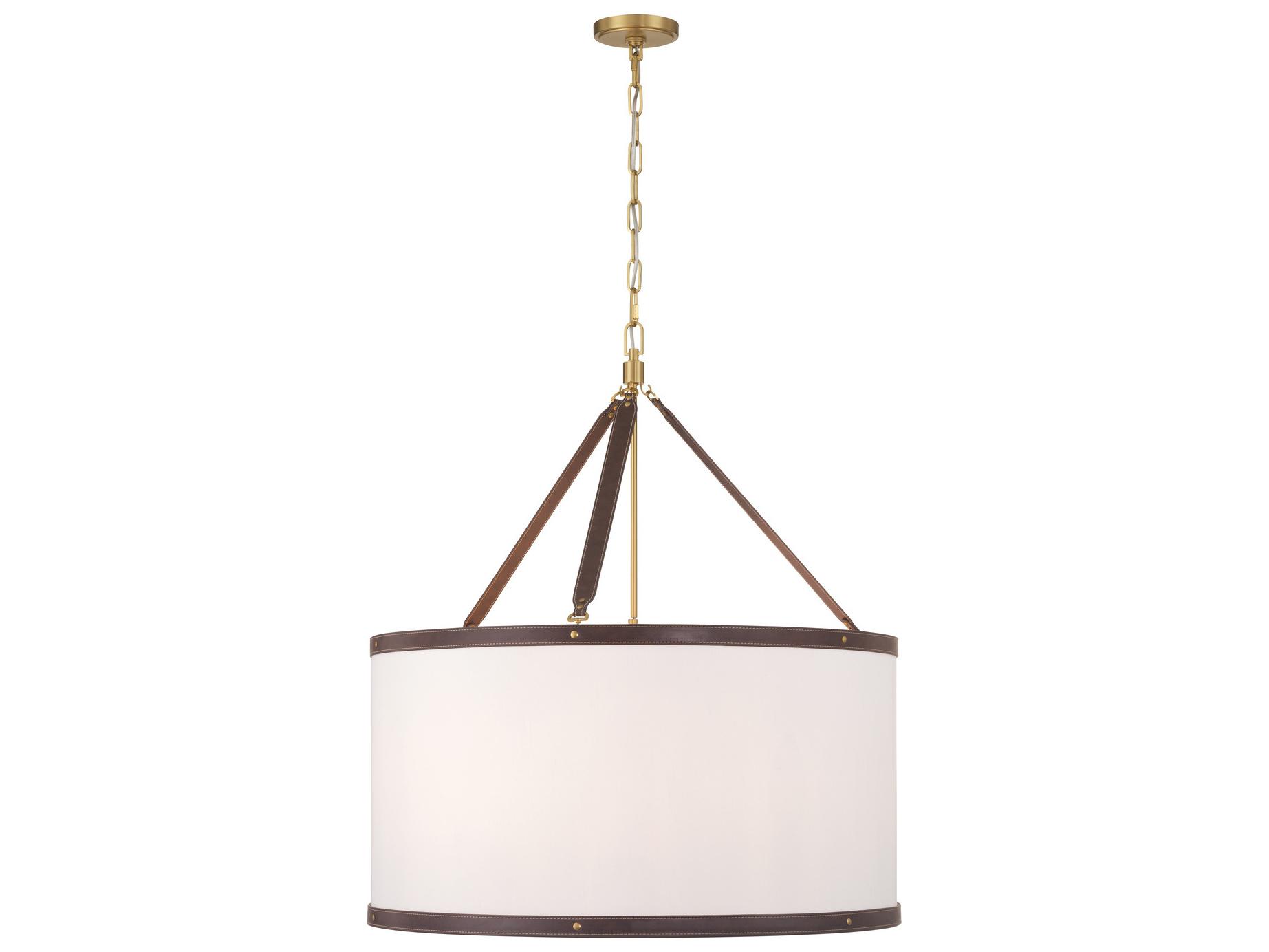 Crystorama Callahan 8-Light Brown Pendant