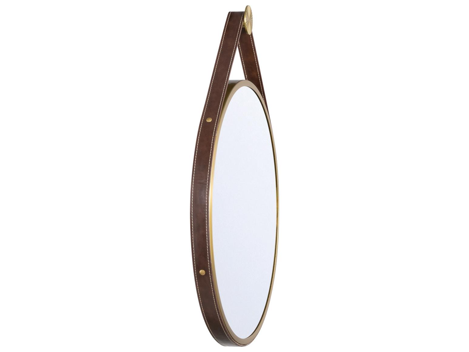 Crystorama Callahan Gold Wall Mirror Round