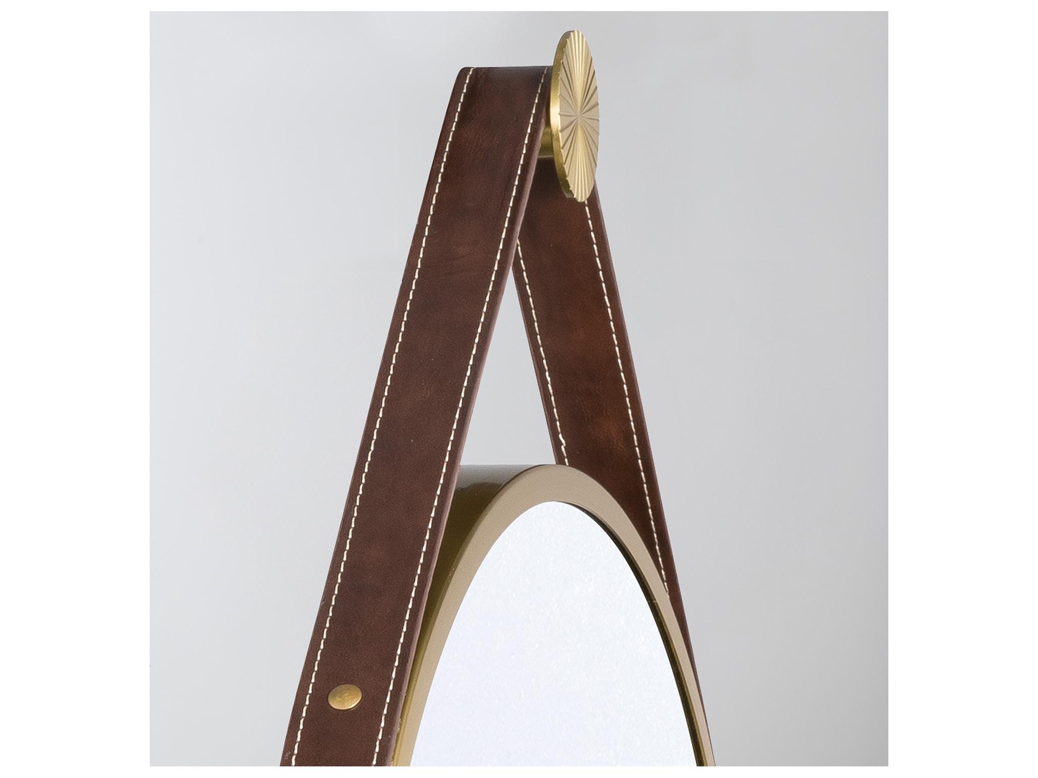 Crystorama Callahan Gold Wall Mirror Round