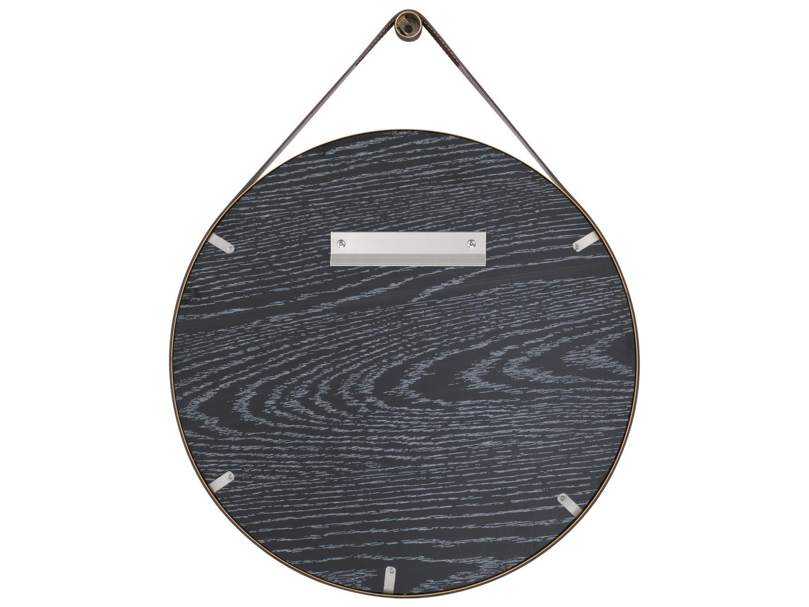 Crystorama Callahan Gold Wall Mirror Round