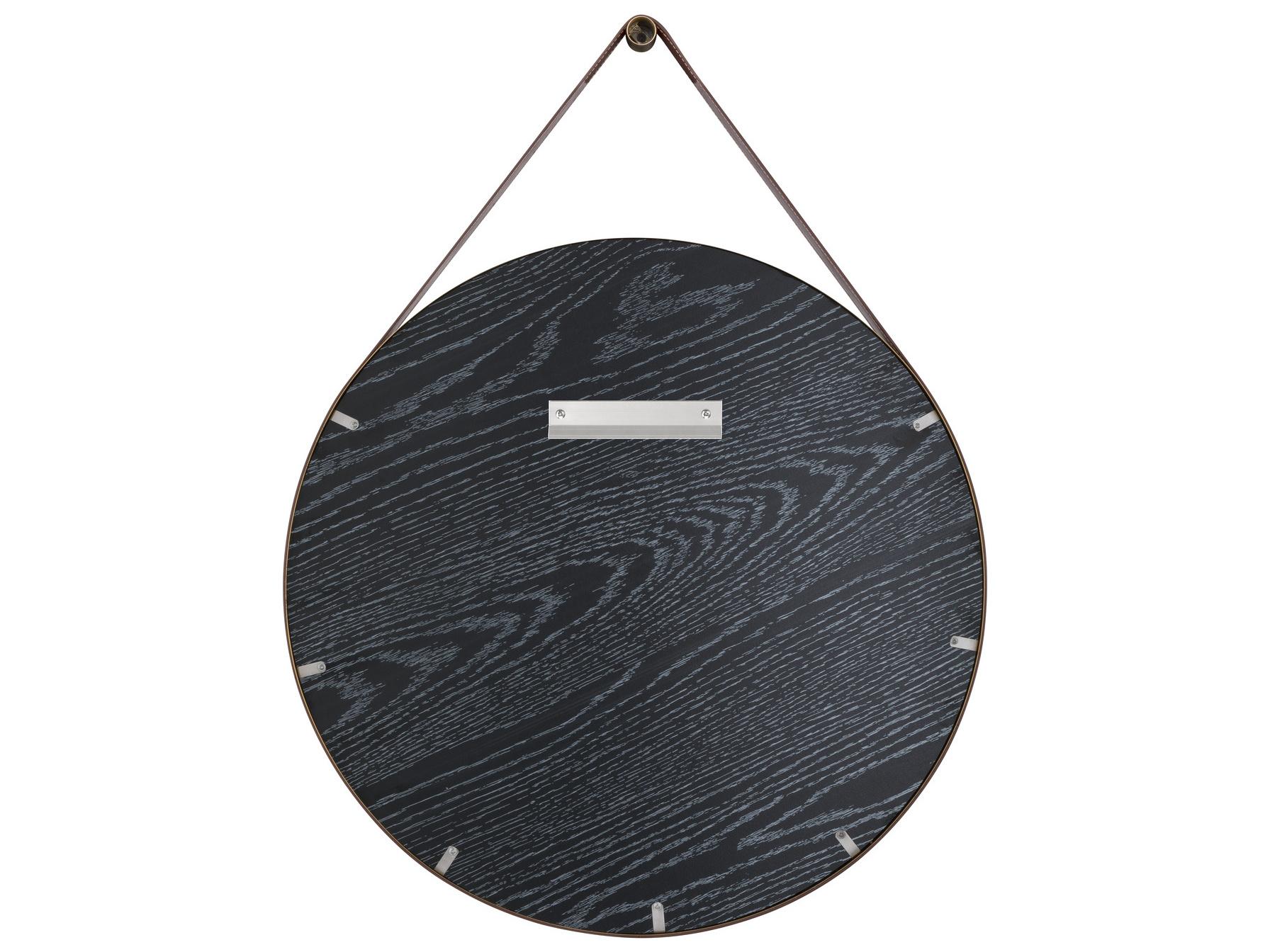 Crystorama Callahan Gold Wall Mirror Round