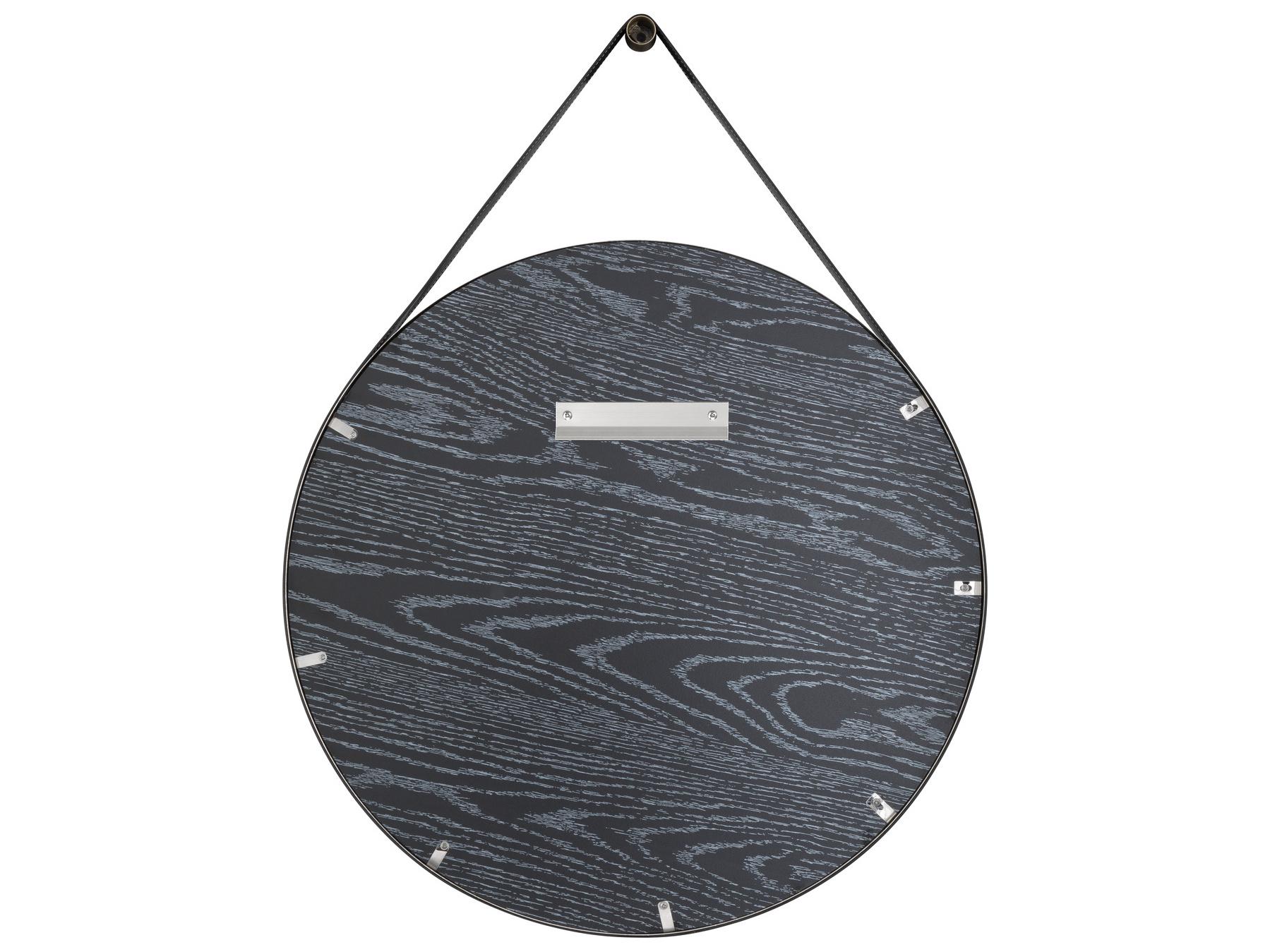 Crystorama Callahan Nickel Wall Mirror Round