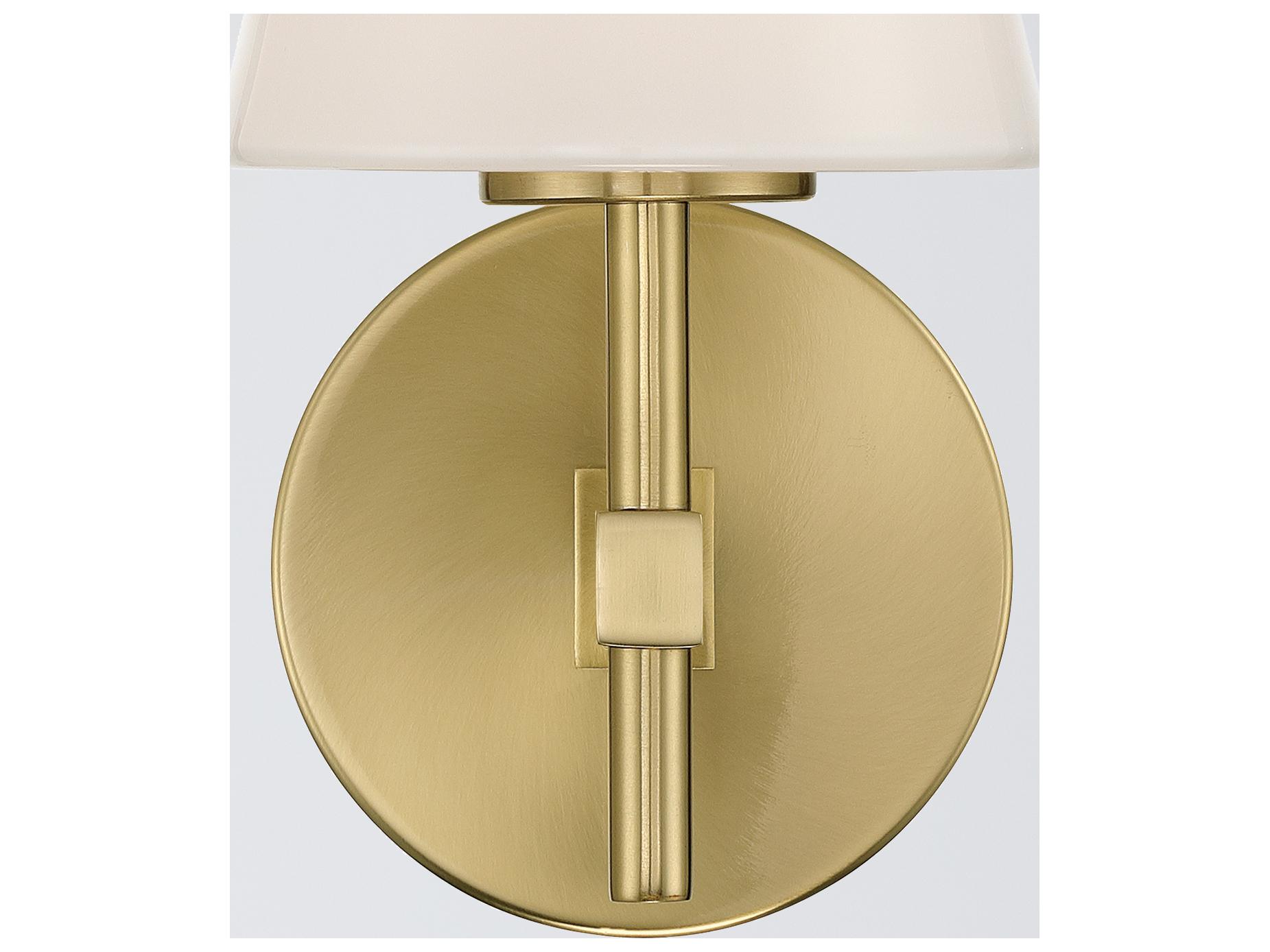 Crystorama Colton 1-Light Gold Wall Sconce