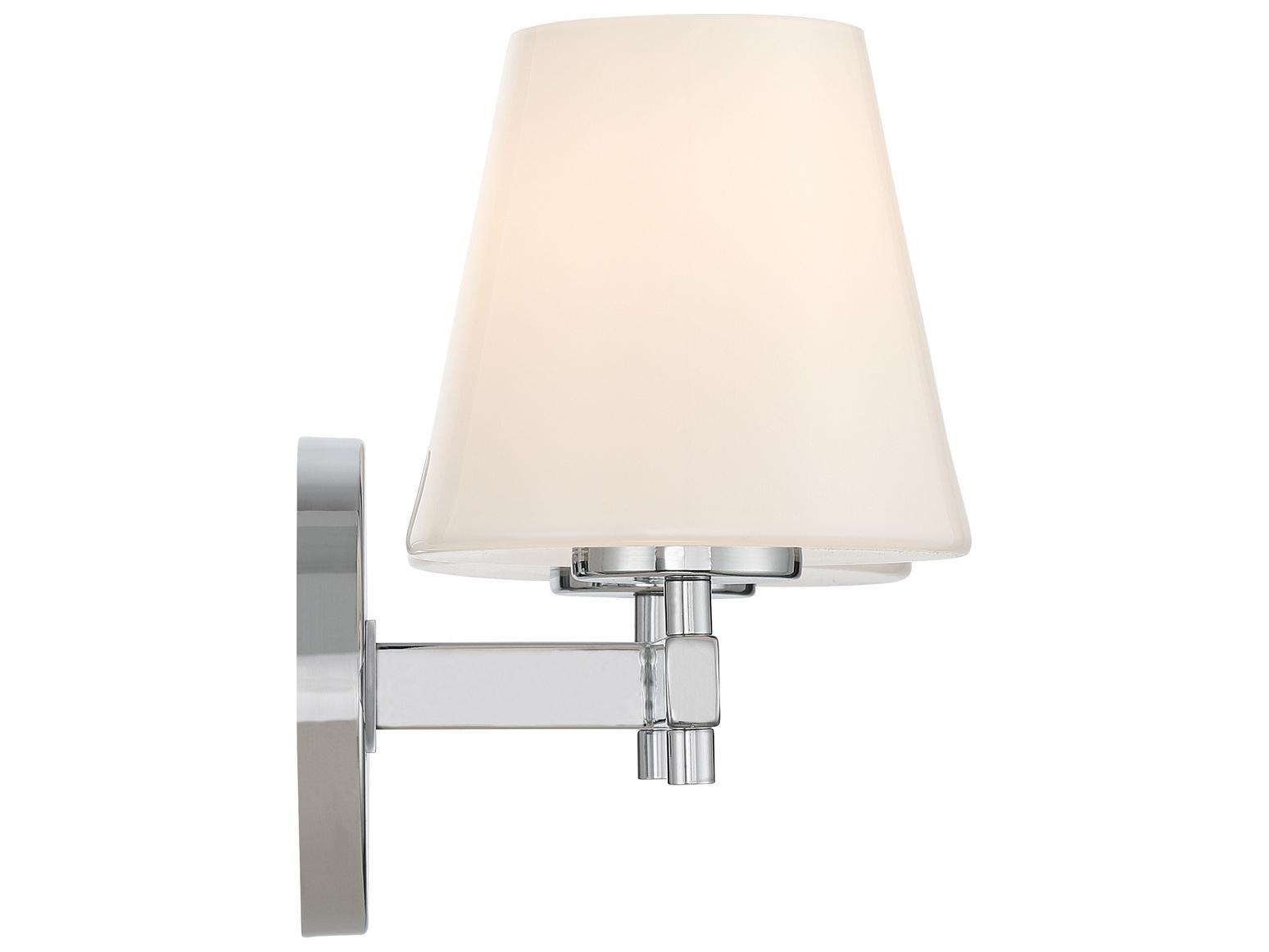 Crystorama Colton 2-Light Silver Wall Sconce