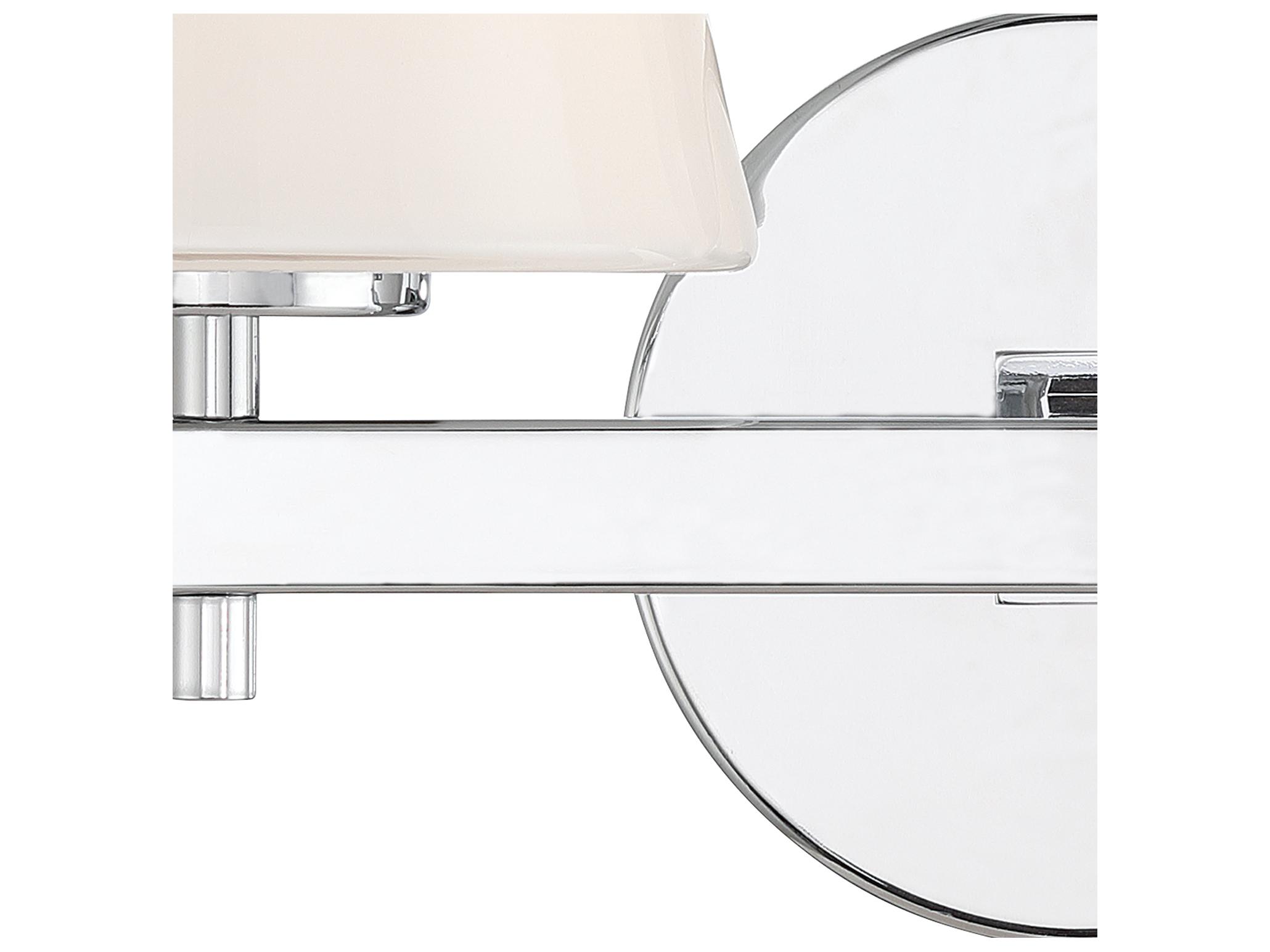 Crystorama Colton 2-Light Silver Wall Sconce