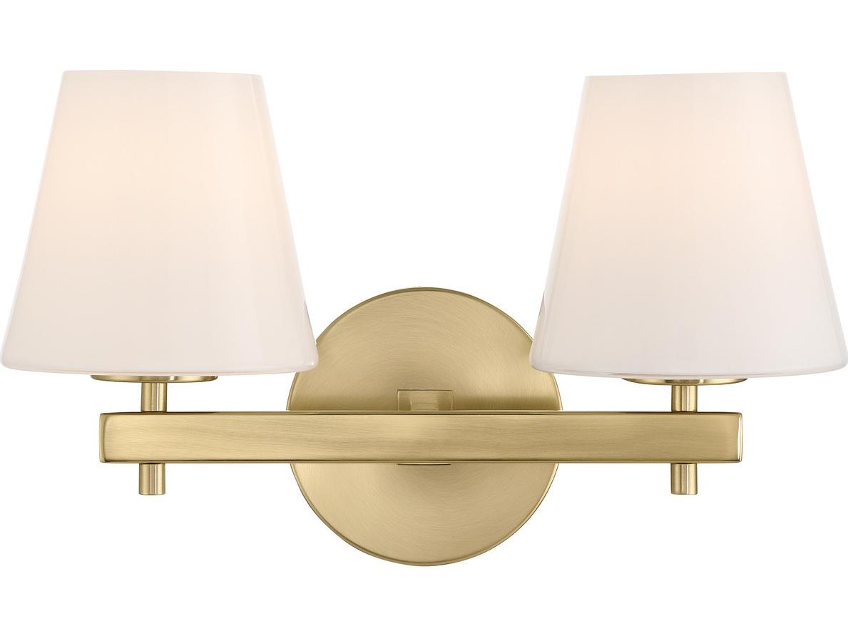 Crystorama Colton 2-Light Gold Wall Sconce