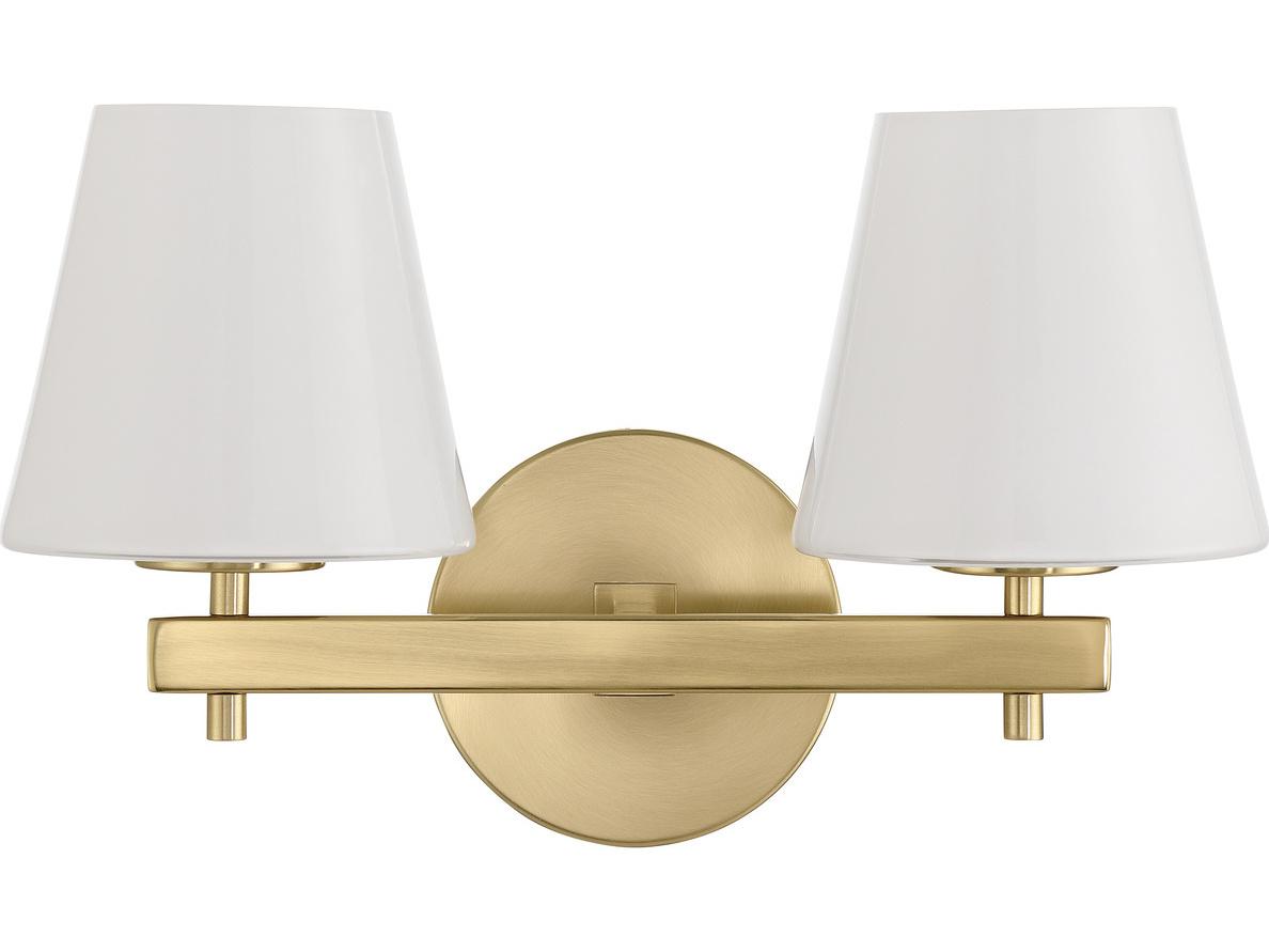 Crystorama Colton 2-Light Gold Wall Sconce