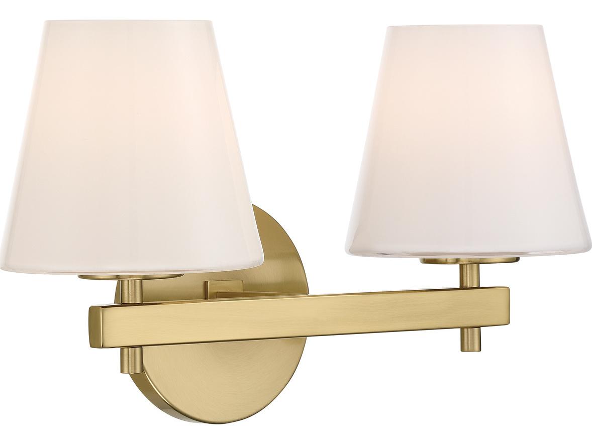 Crystorama Colton 2-Light Gold Wall Sconce