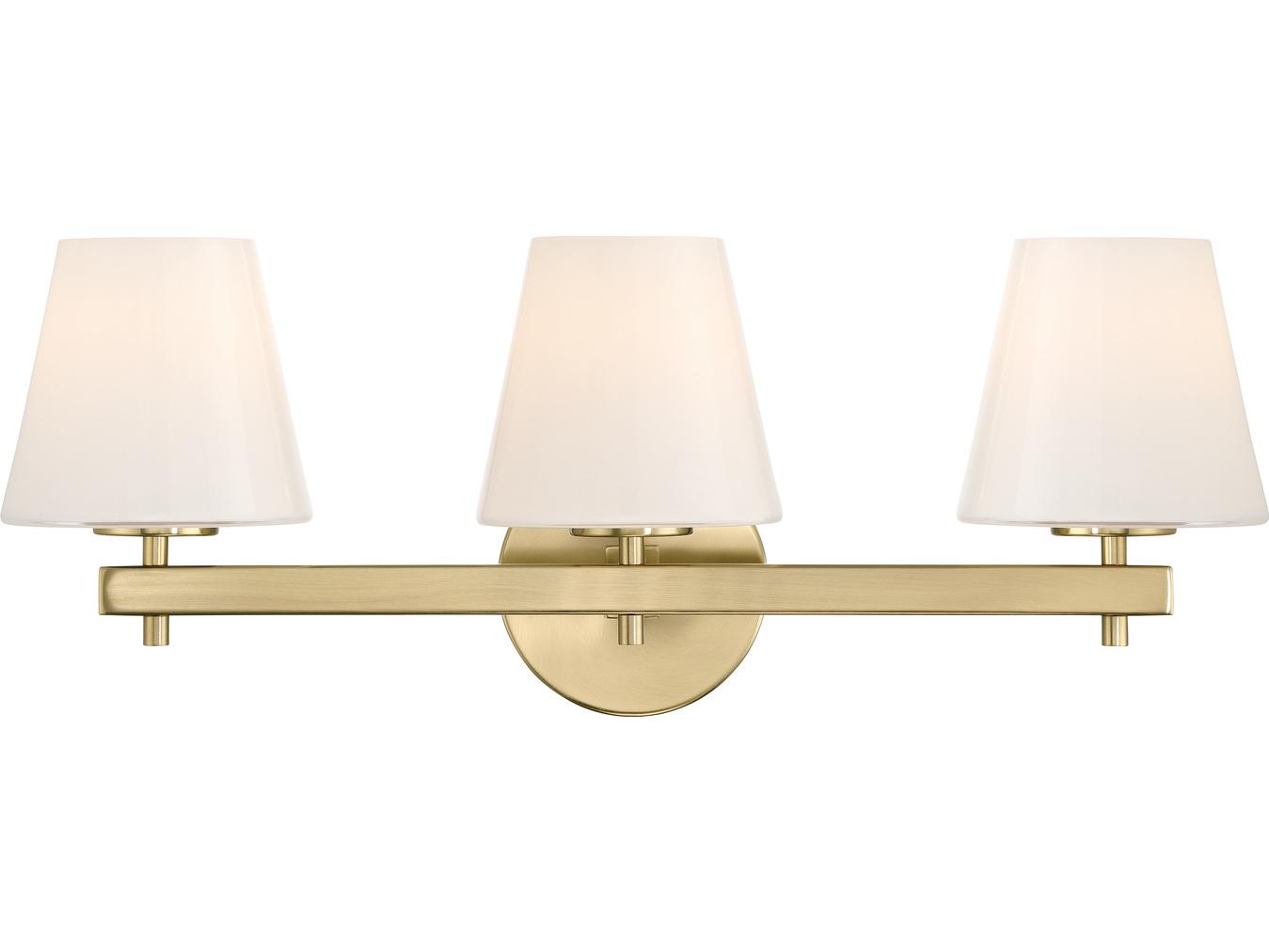 Crystorama Colton 3-Light Gold Vanity Light