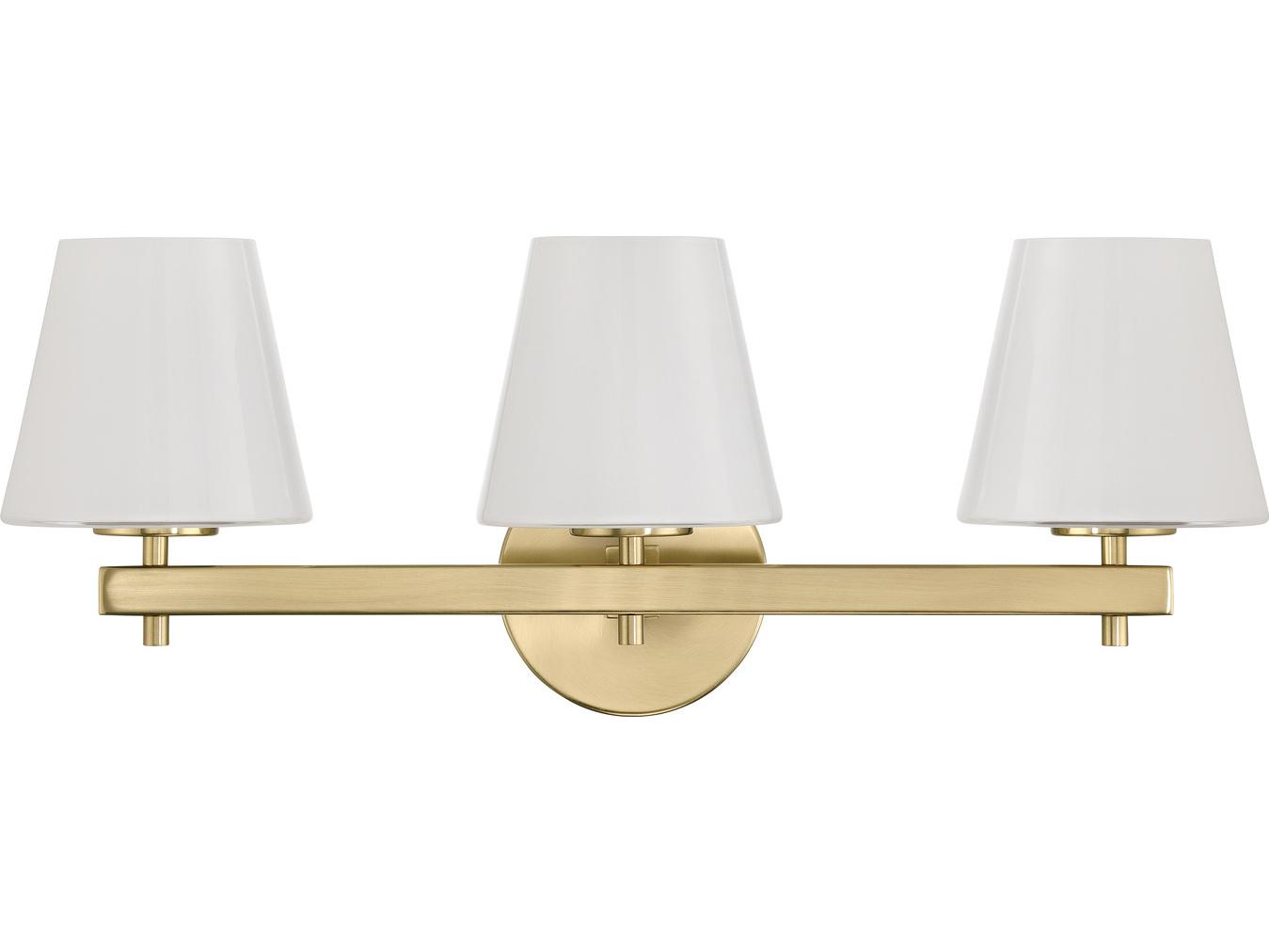 Crystorama Colton 3-Light Gold Vanity Light