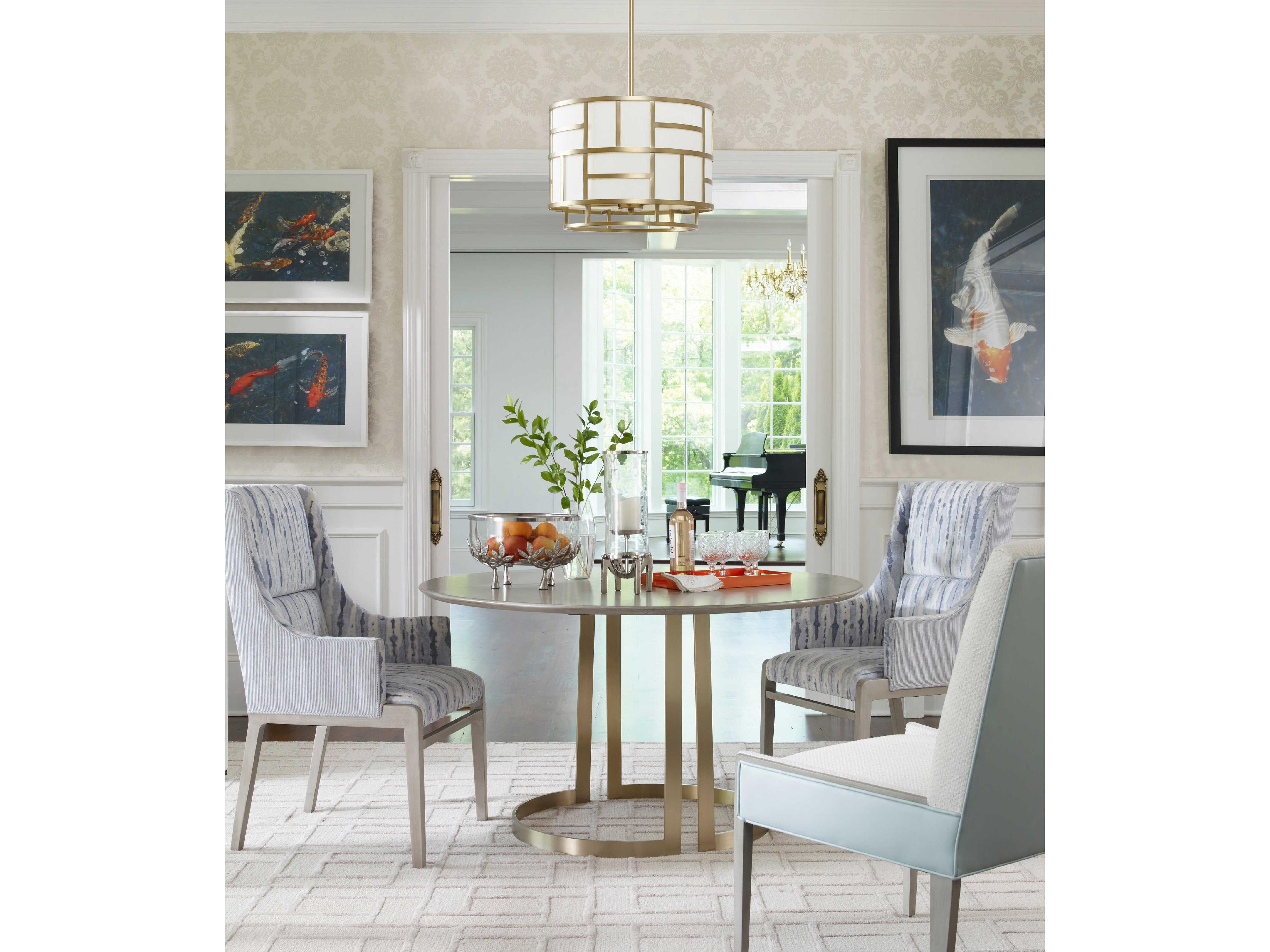 Crystorama Danielson 4-Light White Drum Chandelier