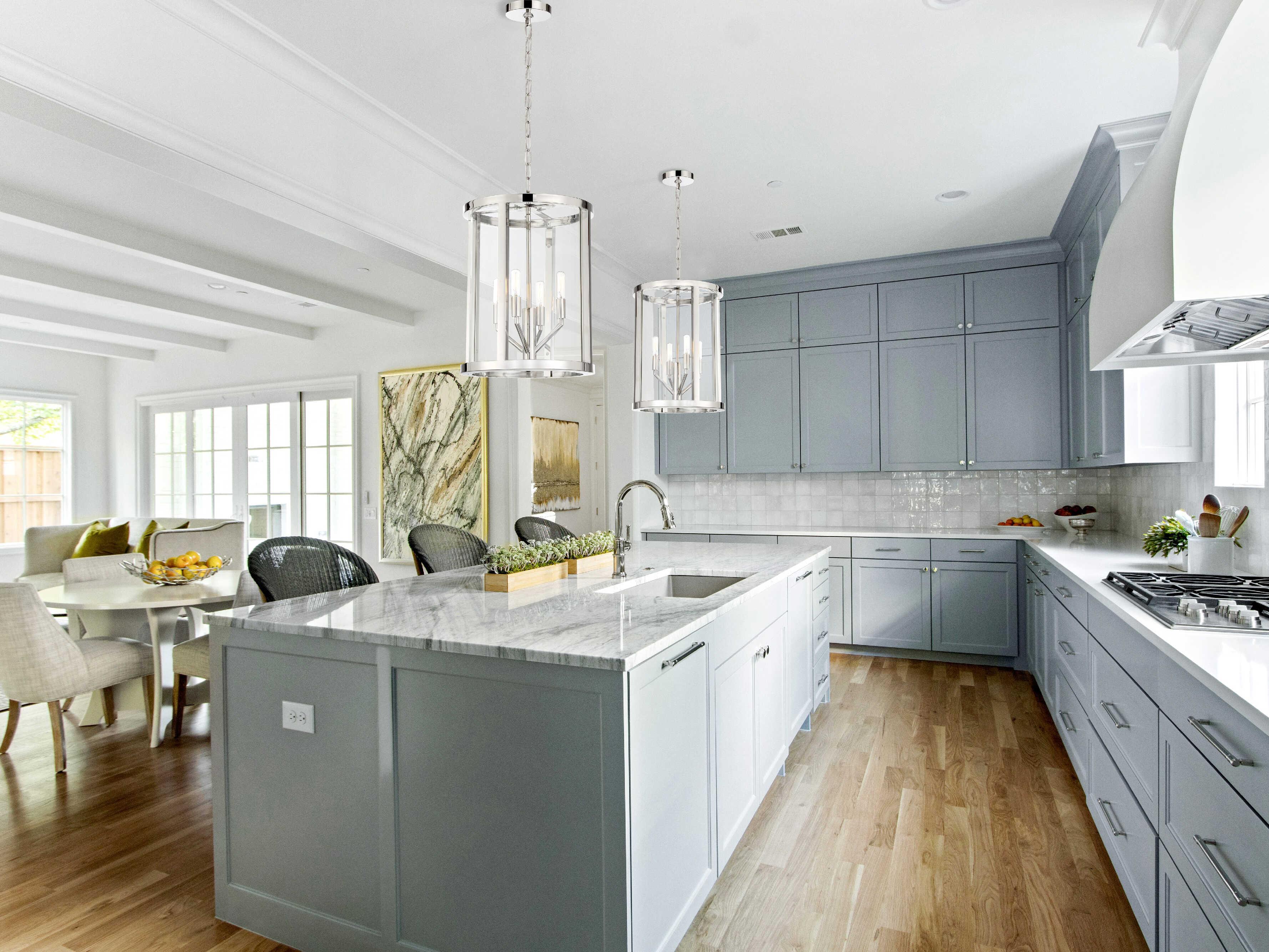 Crystorama Devon 4-Light Polished Nickel Glass Candelabra Cylinder Chandelier